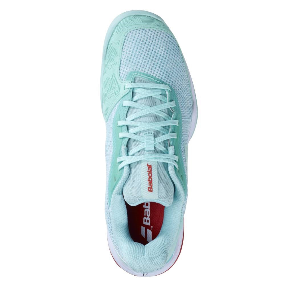 Babolat Jet Tere Clay Women's Tennis Shoes - Lightweight Performance Court Shoes for Clay Courts (Blue/White) | Perfect for Competitive Matches & Training Sessions
