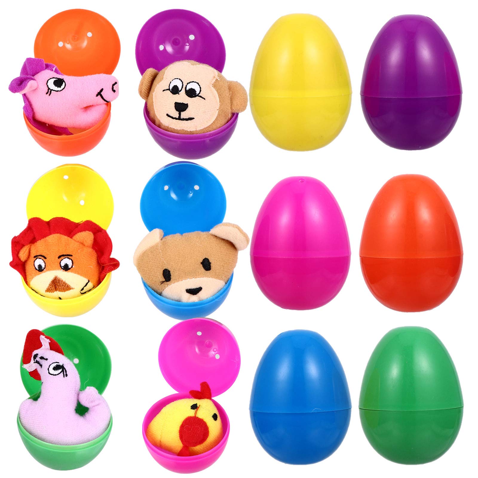 12pcs Easter Dolls Eggs Toys - Creative Easter Surprise Egg Gifts for Kids - Perfect for Easter Egg Hunts, Party Favors & Children's Easter Basket Fillers