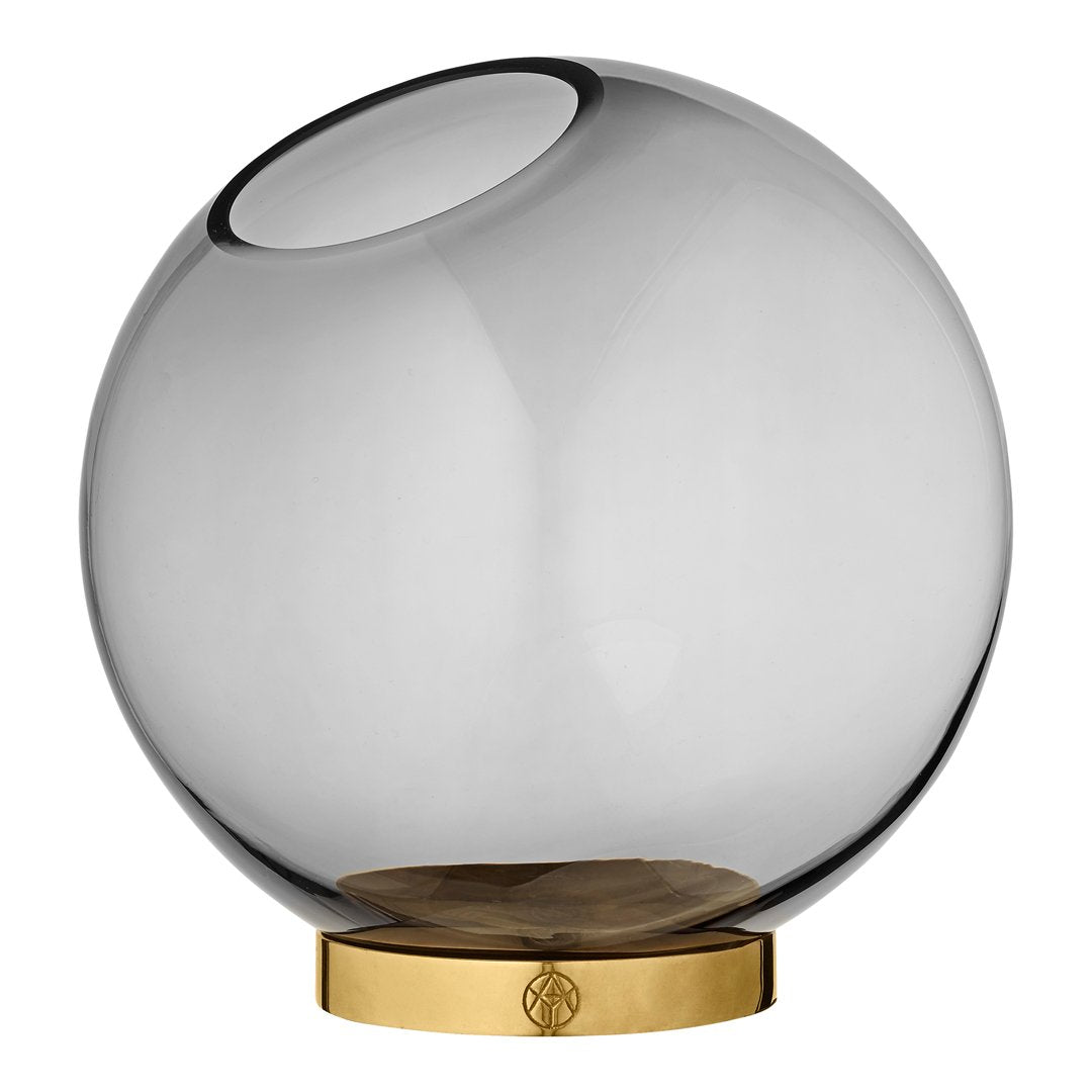 Globe Vase with Stand - Set of 4 - Decorative Glass Vase for Home, Office, Wedding Centerpiece, and Gift Giving