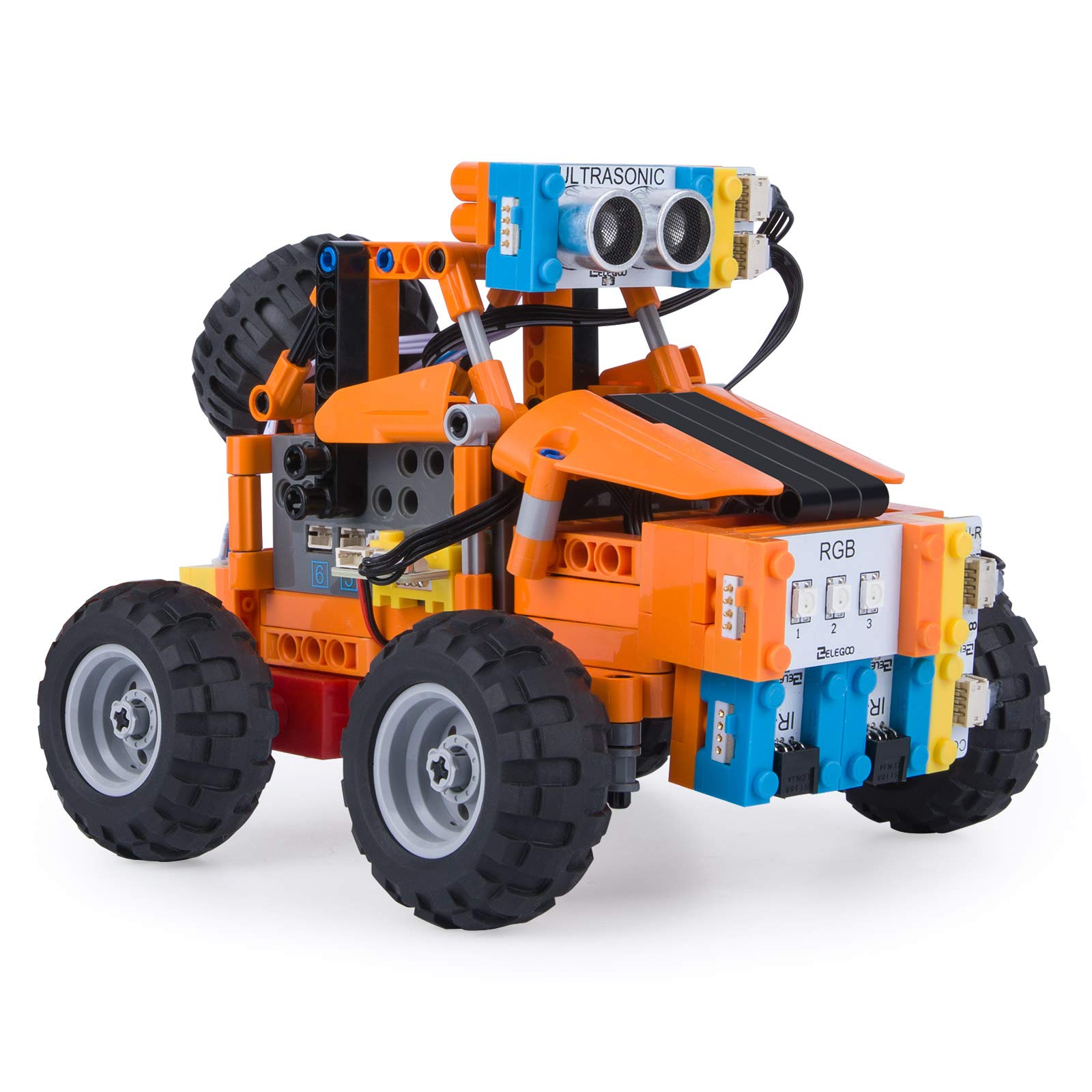 ELEGOO 3-in-1 STEM Educational Building Block Car Kit - Intelligent DIY Toy Robot Car for Kids & Teens - Perfect for STEM Learning, Creative Play & Science Projects