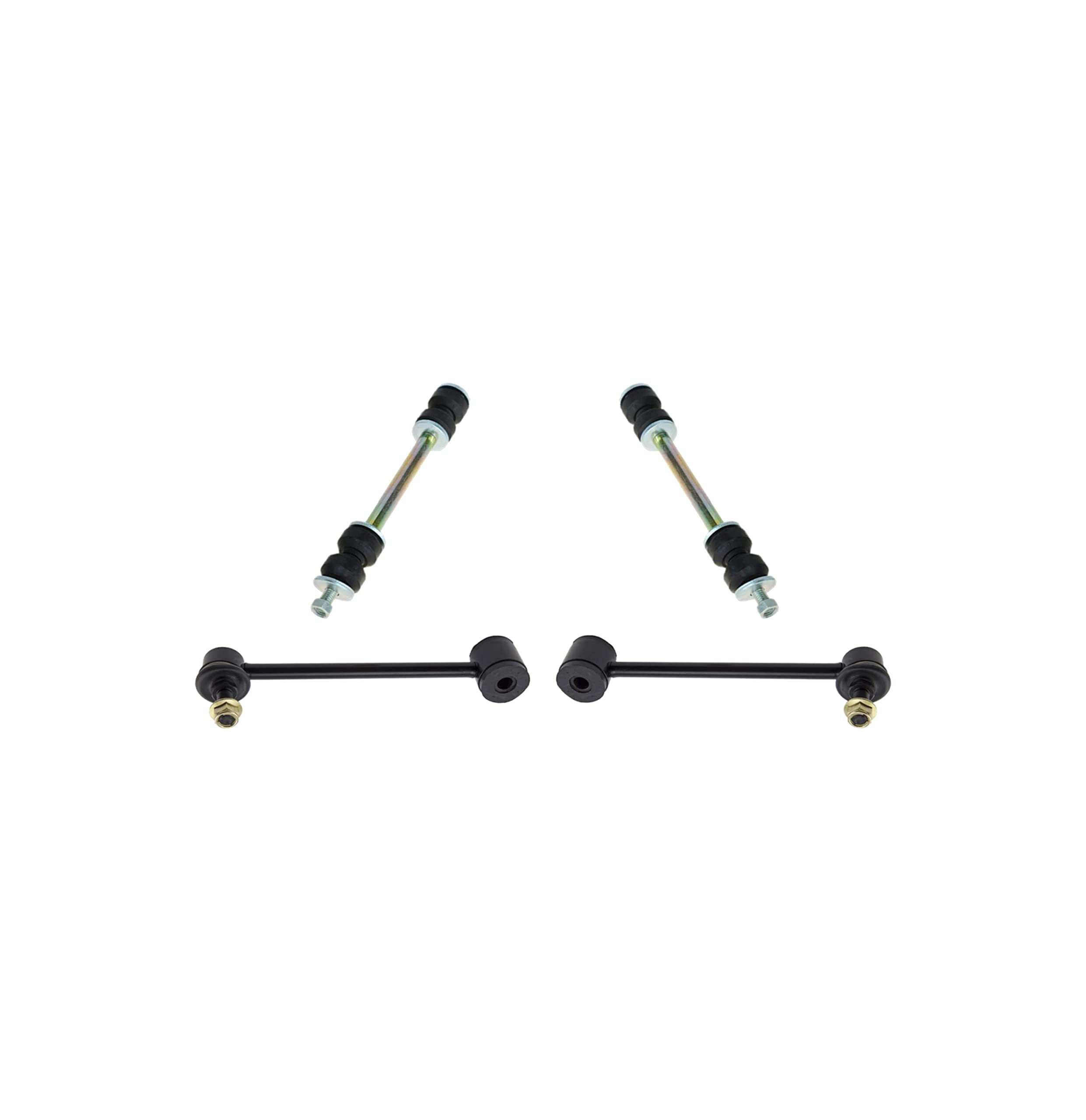 14-Piece Suspension Kit - Front & Rear Sway Bar Links, Lower Ball Joints, Inner/Outer Tie Rod Ends, Pitman Arm with 3-Groove Spline, Offset Upper Control Arm - Perfect for Jeep Wrangler, Chevy Silverado & Ford F-150 Off-Road Upgrades