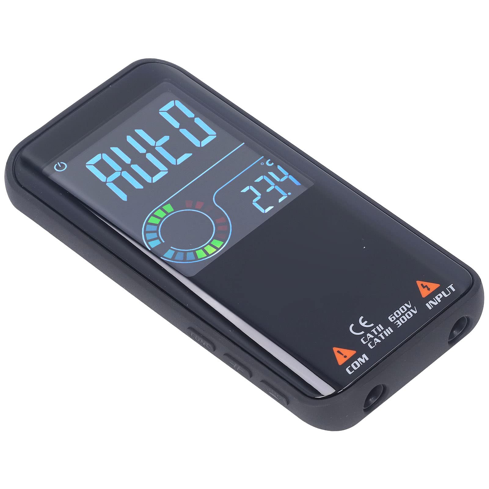 Digital Multimeter with Auto Voltage Detection, Backlit LCD Screen, Rechargeable Battery - Professional Electrician Tool for Measuring Voltage, Current & Capacitance (Ideal for Home Electrical Repairs, Automotive Diagnostics & DIY Projects)