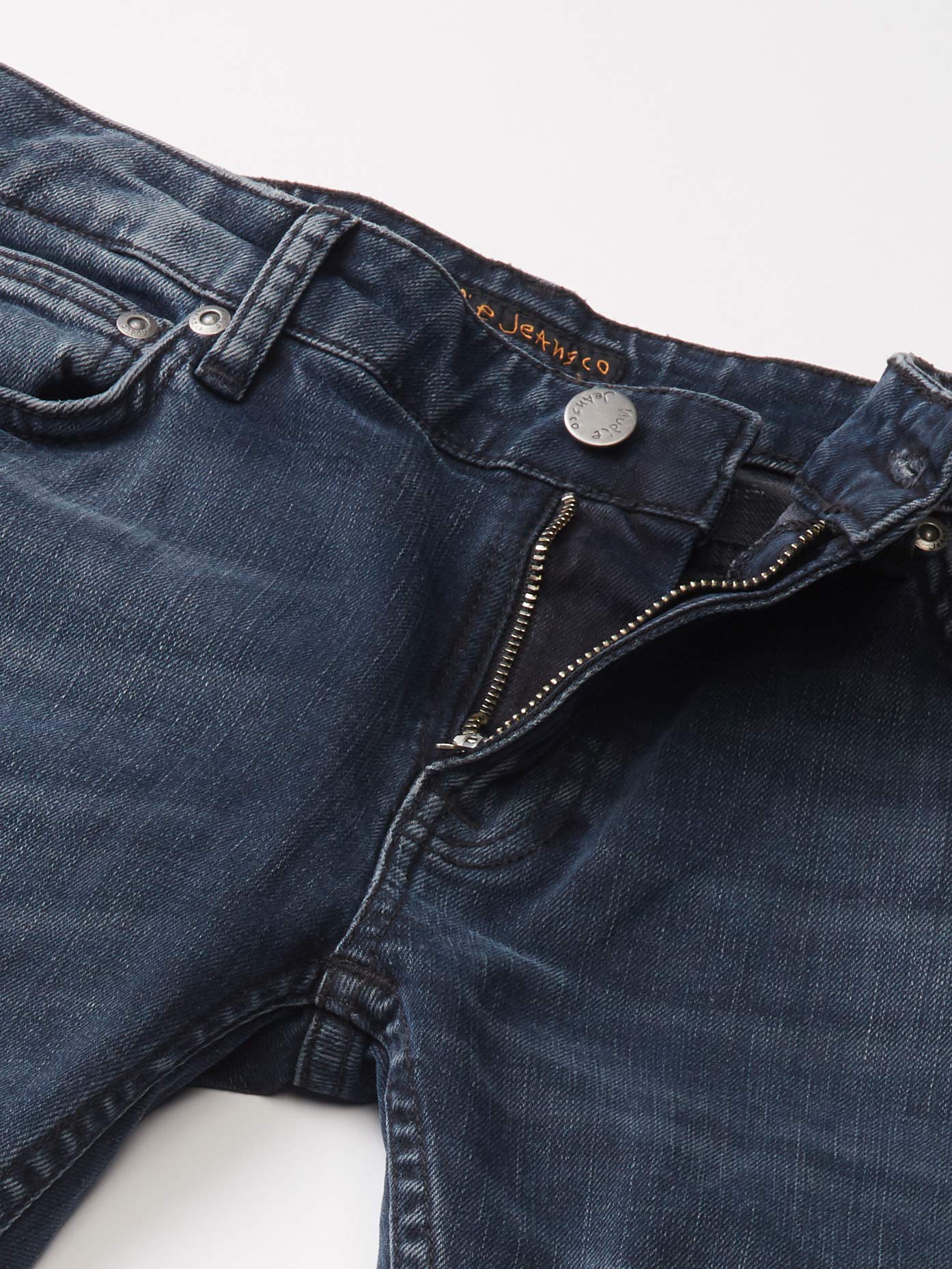 Nudie Jeans Women's Skinny Lin Black High Waist Stretch Denim Jeans - Perfect for Casual Wear, Office & Night Out