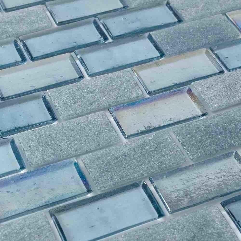 Iridescent Recycled Glass Tile - Eco-Friendly 1