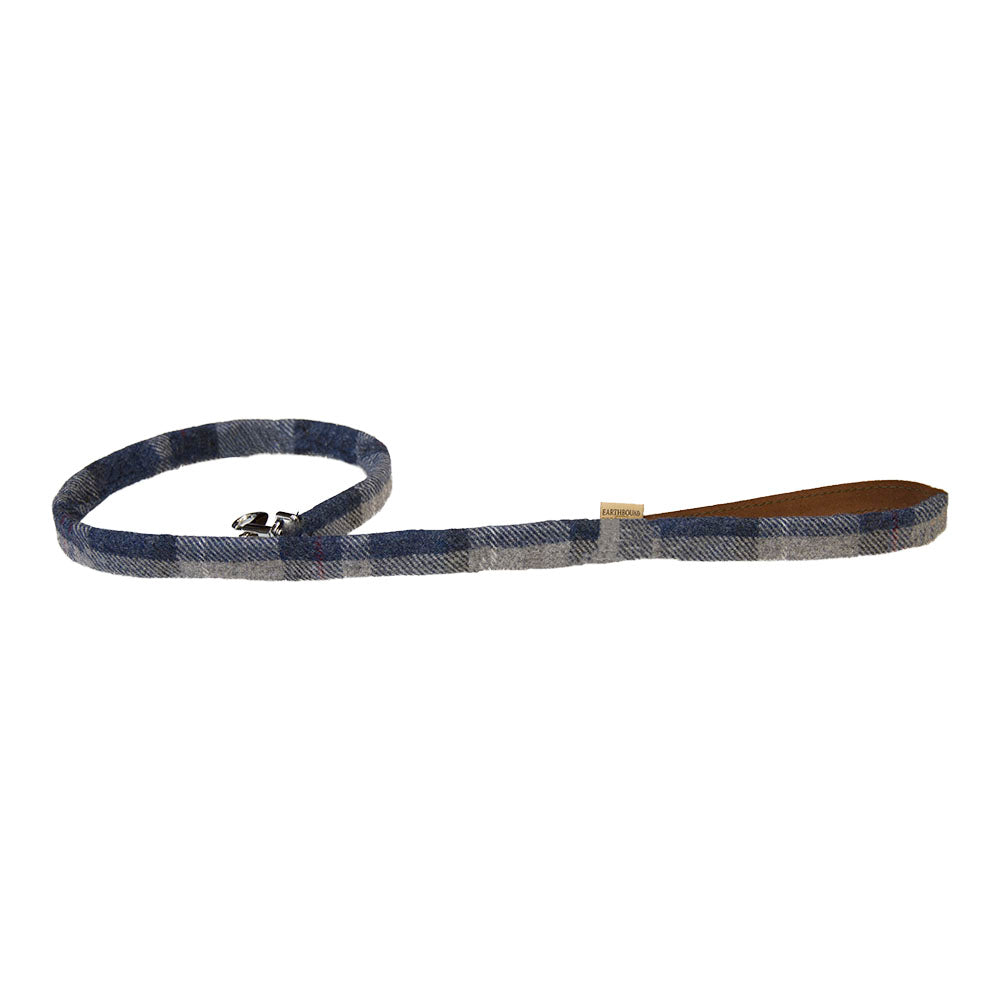 EARTHBOUND Signature Tweed & Leather Dog Leash - Premium Durable Pet Walking Accessory for Small Medium Large Dogs - Perfect for Daily Walks, Training & Outdoor Adventures