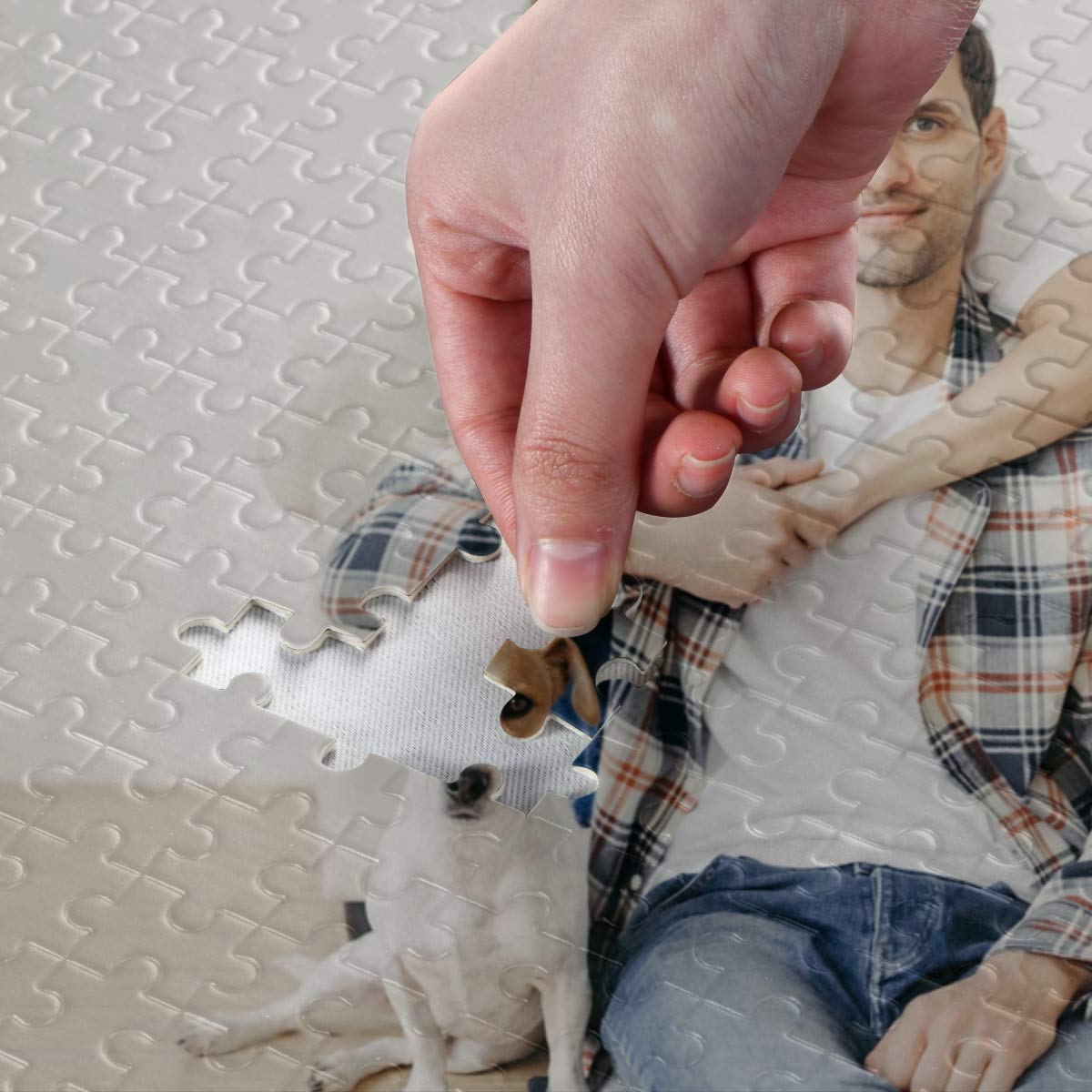 500 Piece Custom Photo Jigsaw Puzzle - Personalized Picture Puzzle Maker - Create Your Own Unique Puzzle with Any Image - Perfect Gift for Birthdays, Anniversaries & Family Game Nights