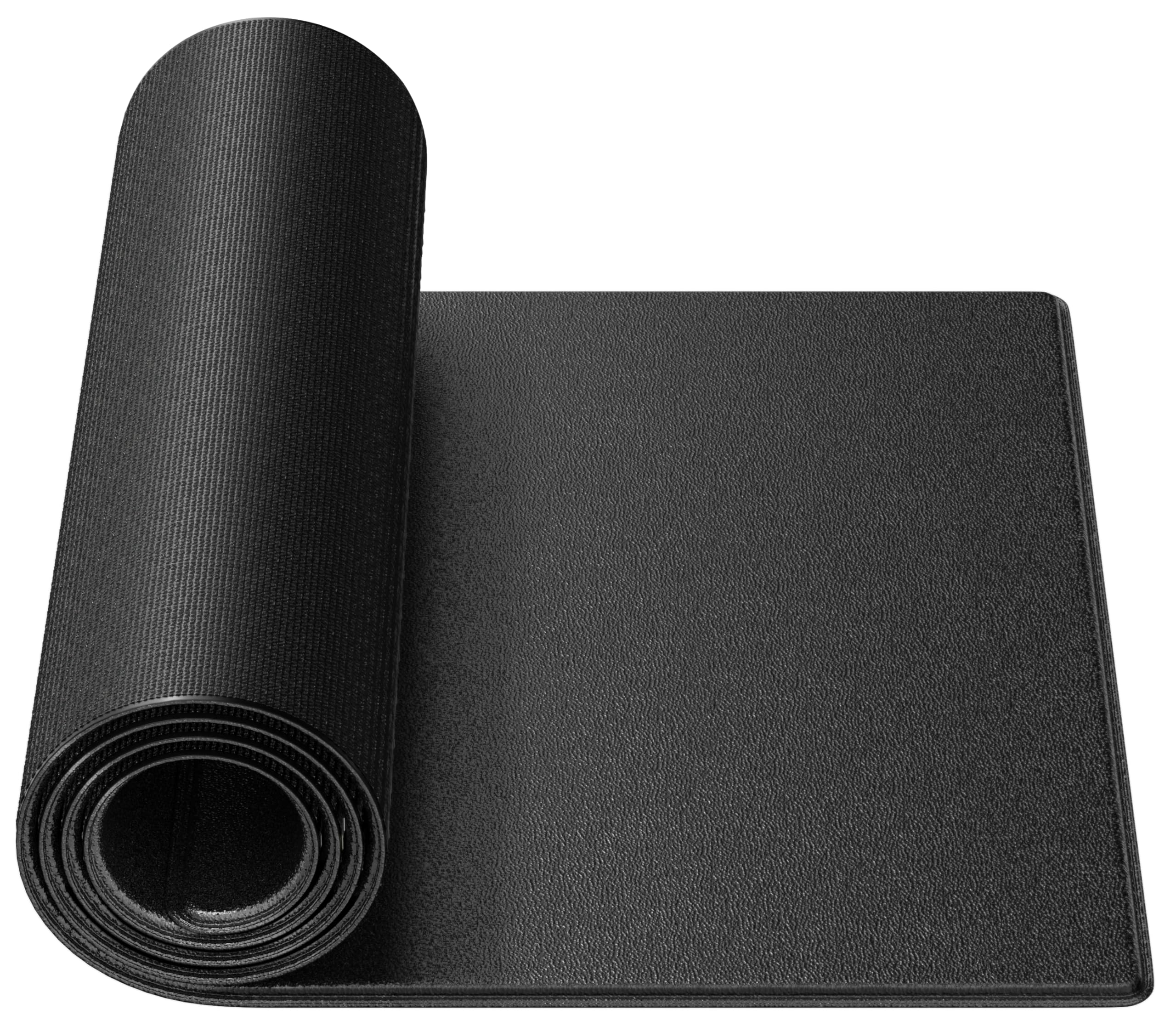 **Crostice Bike Trainer Mat - 6mm Thick Non-Slip Floor Protection Mat for Peloton Bike, Treadmill & Rowing Machine - Indoor Exercise Equipment Accessory for Hardwood Floors & Carpets - Perfect for Home Gym & Cardio Workouts**