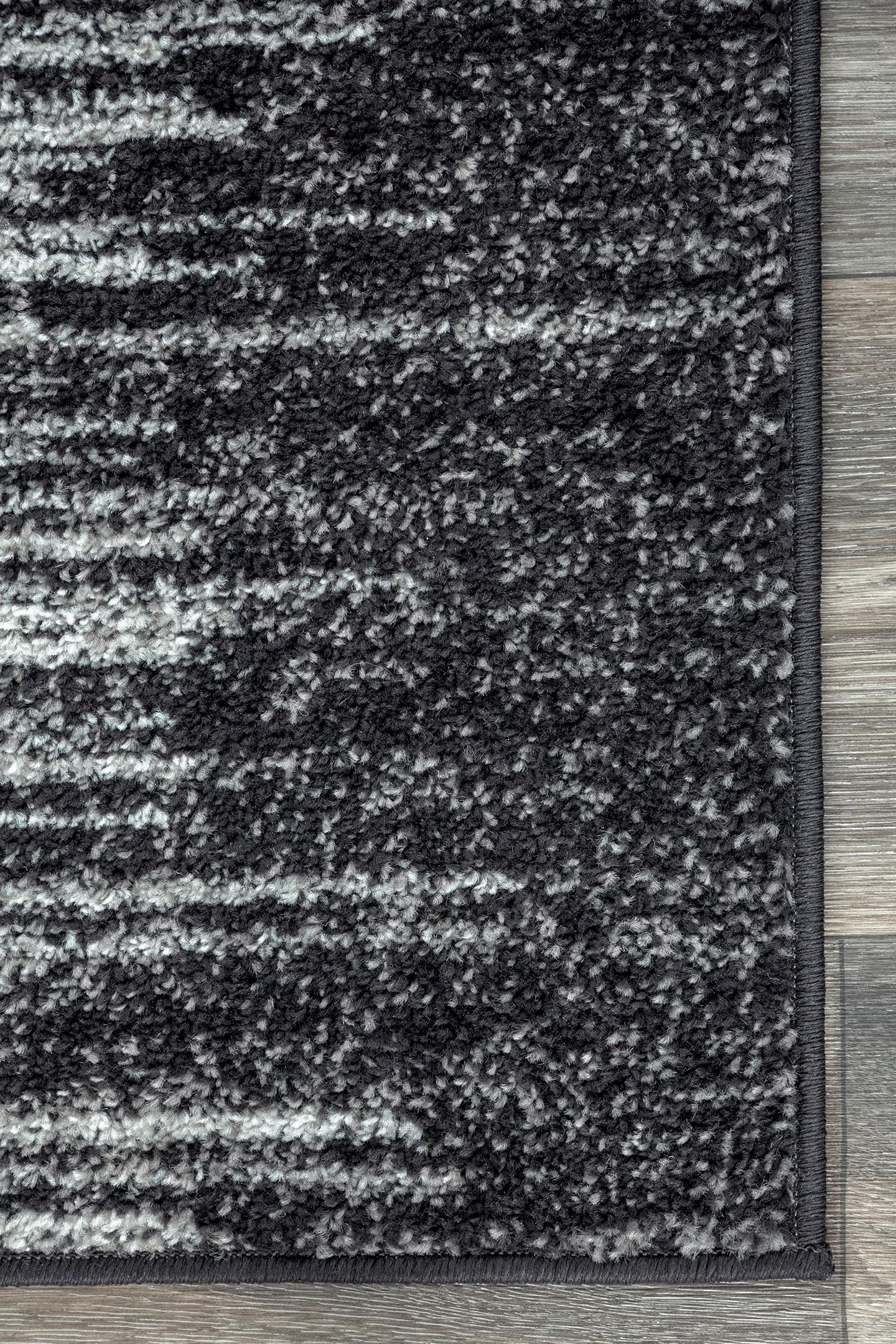 nuLOOM Contemporary Lurline Area Rug 4x6 Feet, Soft Grey Modern Rug for Living Room, Bedroom & Office - Plush & Durable Home Decor