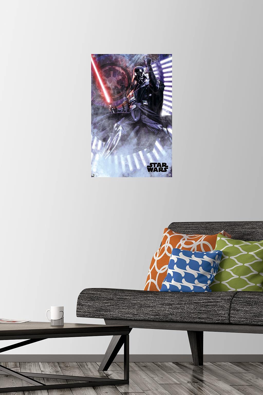Star Wars: A New Hope - Darth Vader Wall Poster with Push Pins | Premium Movie Decor for Bedroom, Office & Game Room | Perfect Gift for Fans