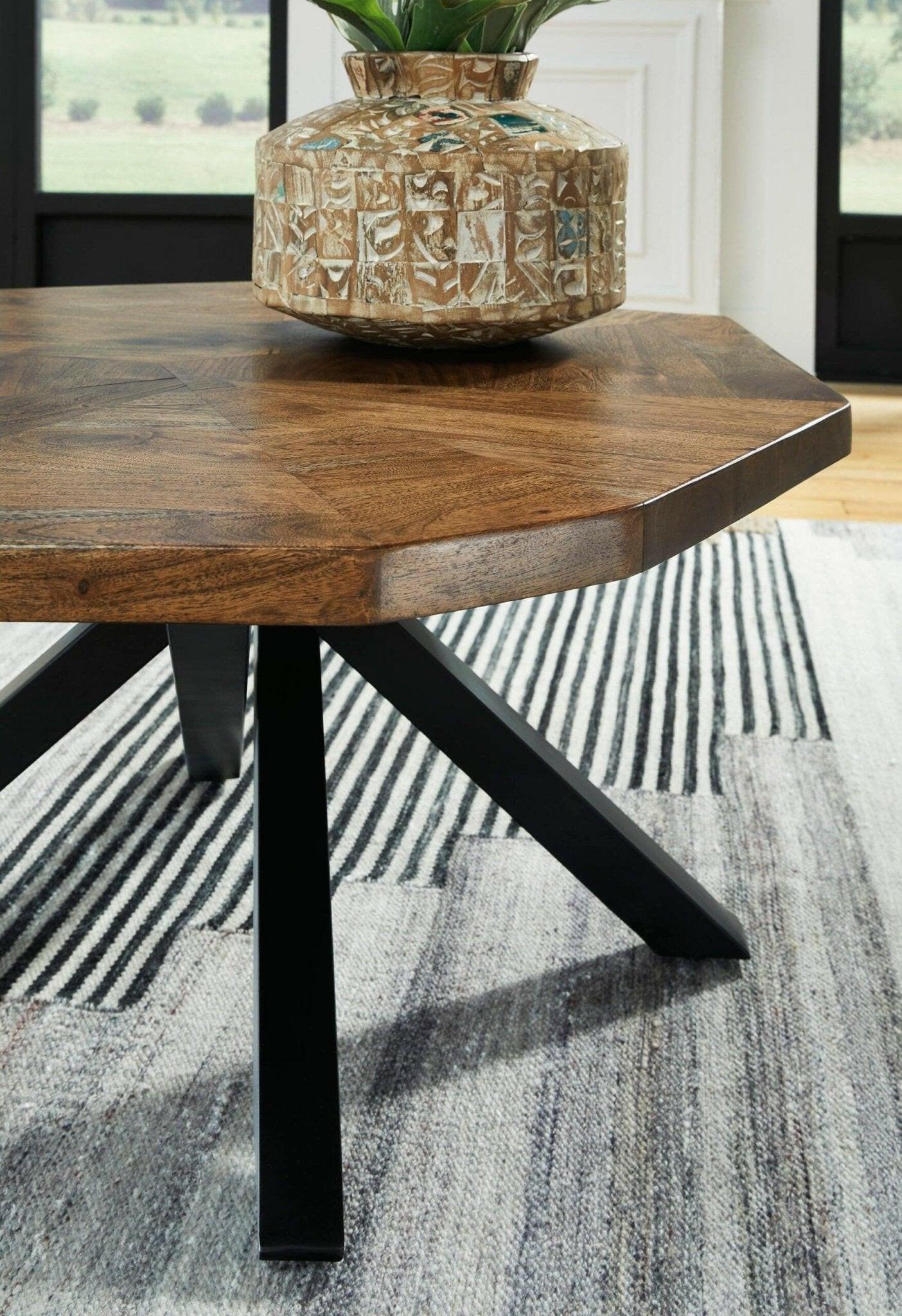 Haileeton Modern Cocktail Table T806 - 8 Inch Round Side Table for Living Room, Bedroom, Office - Perfect for Drinks, Books, and Decor