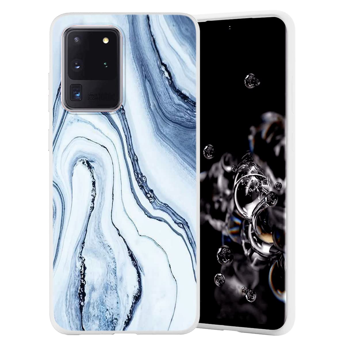 Samsung Galaxy A53 5G Case for Women - Cute Marble Pattern Soft TPU Silicone Protective Phone Cover | Shockproof Slim Fit Design | Compatible with 6.5