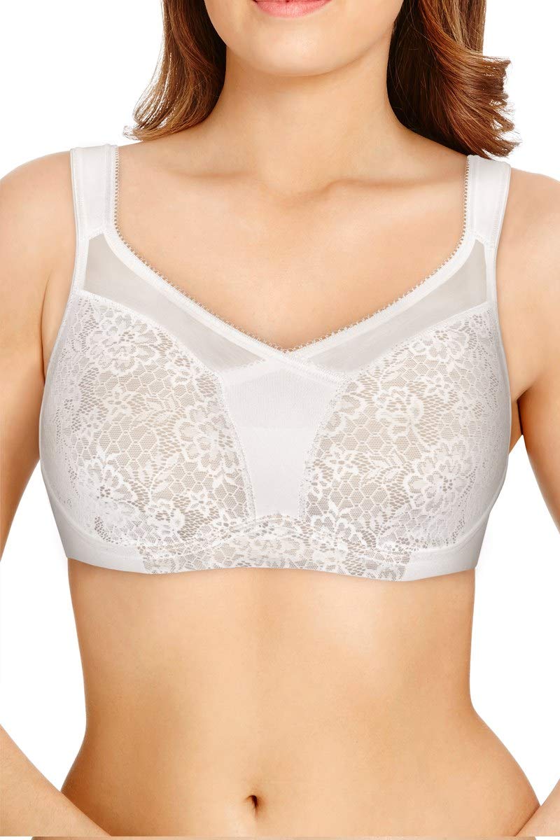 Women's Full Support Non-Wired Bra for Everyday Beauty & Comfort