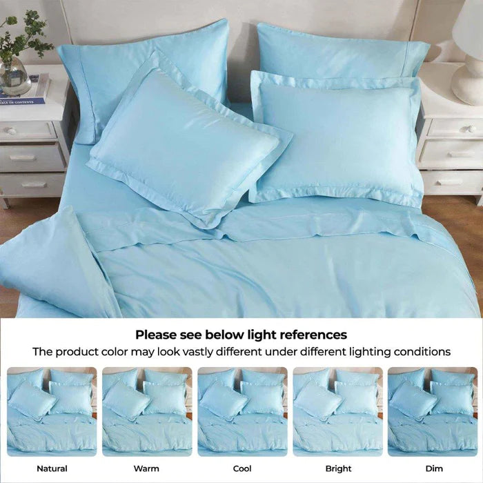 Premium 300 Thread Count Modal Duvet Cover Set - Soft & Breathable Beechwood Fabric - Perfect for Bedroom, Hotel, and Guest Room Comfort