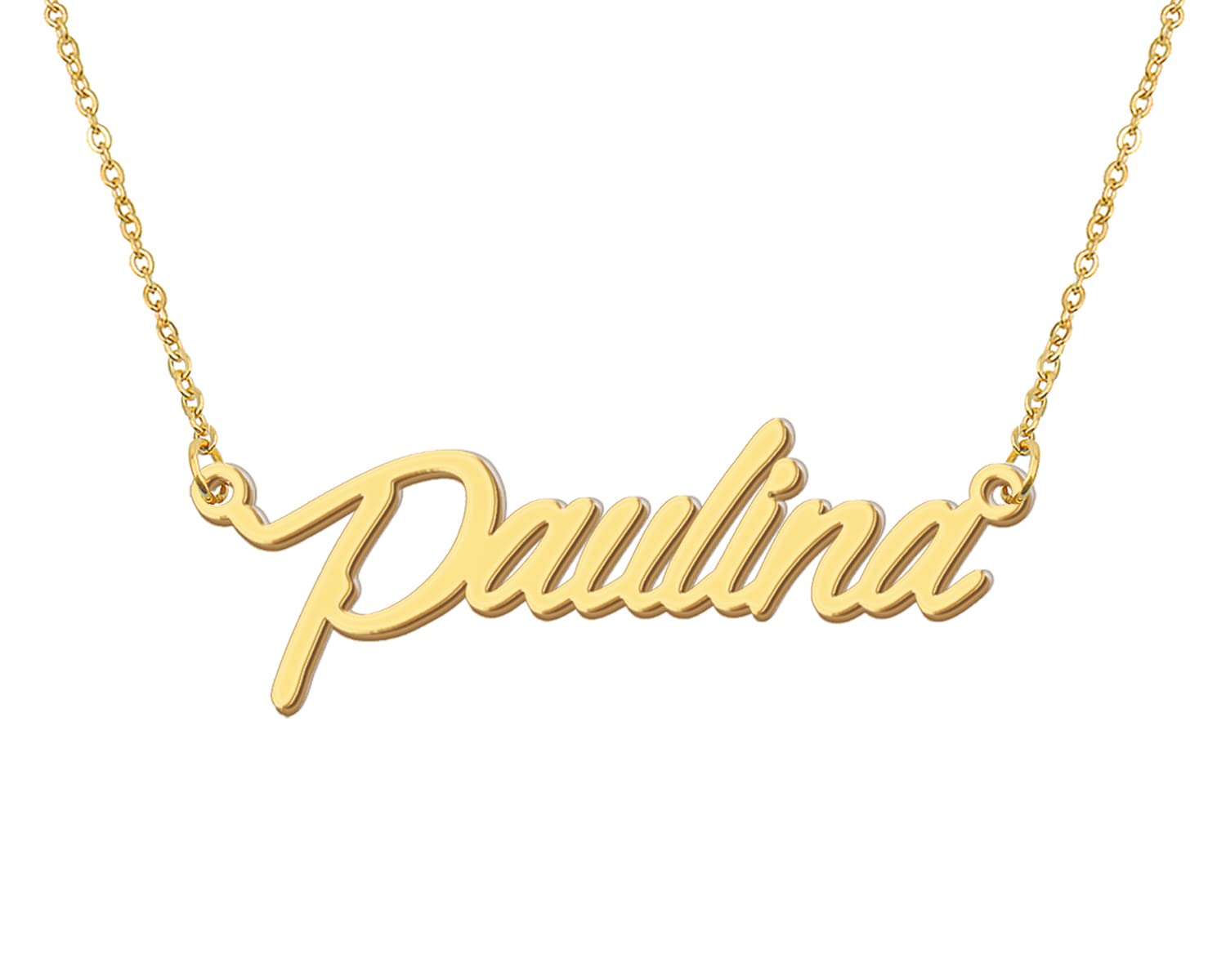 Personalized Name Necklace for Women - Custom Engraved Jewelry Gift for Mom, Bridesmaid, Wife | Birthday, Anniversary, Valentine's Day Present | Elegant Layering Necklace for Everyday Wear & Special Occasions