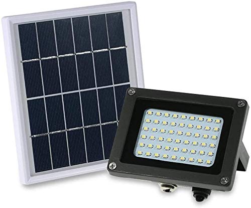 HACSYP 54 LED Solar Powered Floodlight - IP65 Waterproof Outdoor Security Spotlight for Home, Garden, Lawn & Driveway Lighting | Solar Work Light for Pathways, Backyard & Patio Safety