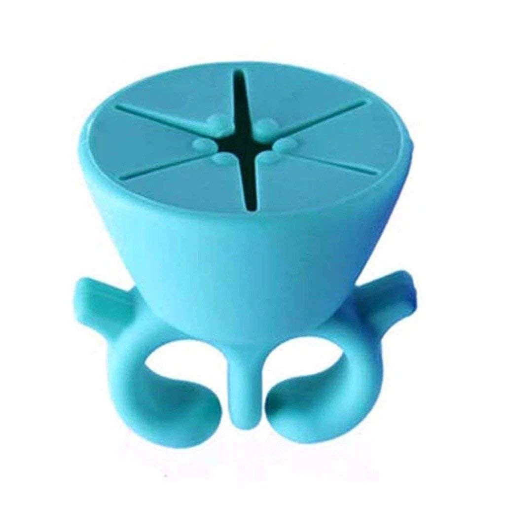 MAPPERZ Flexible Silicone Finger Ring - Nail Polish Holder & Art Tips Display Stand - Wearable Varnish Tool for DIY Manicure - Perfect for Nail Artists & Home Salon Use (1-Pack)