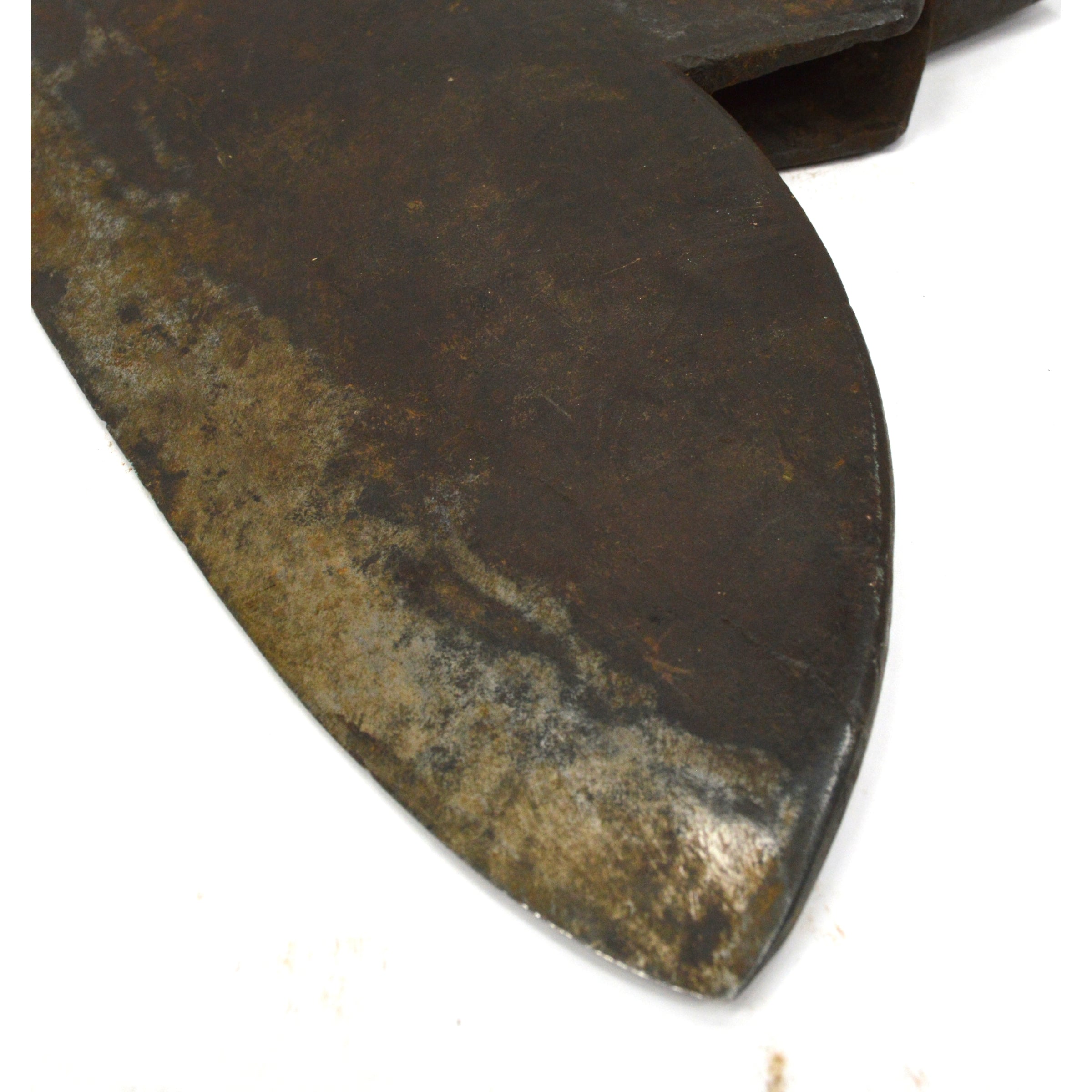 Vintage Broad Hewing Axe with Partial Makers Mark - Michigan Pattern 13