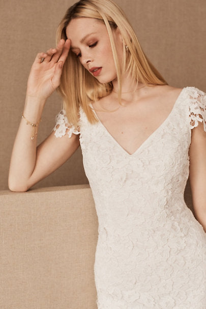 BHLDN Wtoo Francila Wedding Gown - Elegant Lace Bridal Dress for Bride, Perfect for Beach, Garden & Formal Weddings