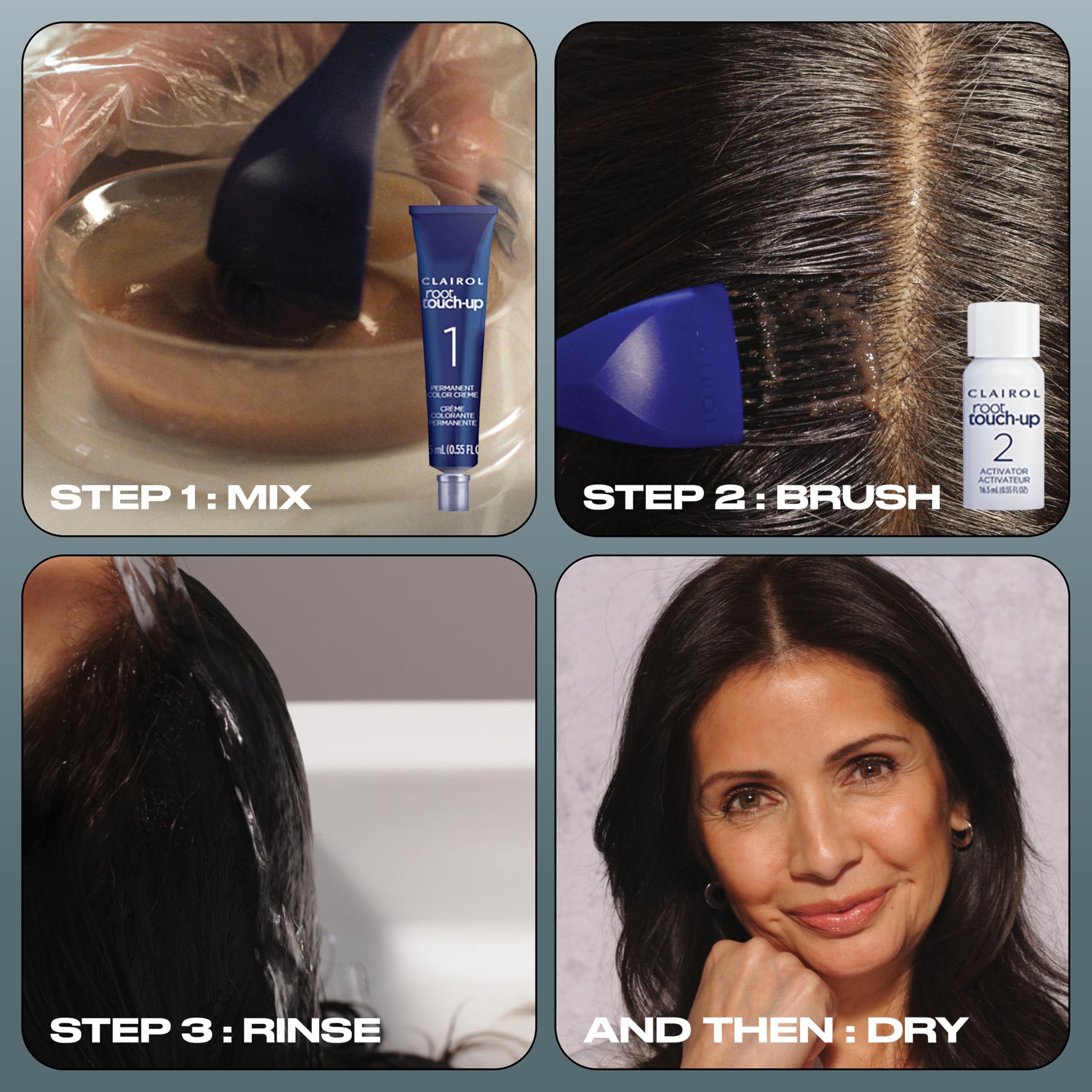 Clairol Root Touch-Up by Nice'n Easy Permanent Hair Dye - 4RV Dark Burgundy Hair Color (1 Pack) | Covers Gray Roots & Provides Long-Lasting Color | Perfect for At-Home Hair Coloring & Quick Root Maintenance