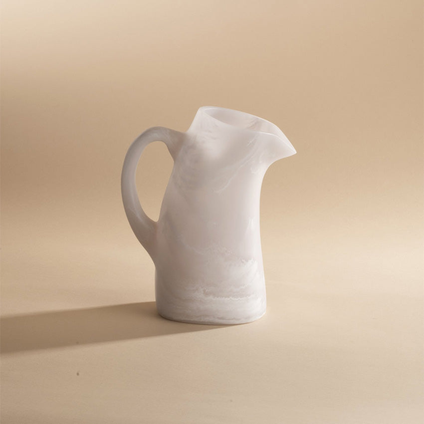 CDMX Design | Monica Calderon Studio Cha Cha Pitcher - Handcrafted Ceramic Pitcher for Water, Juice & Cocktails - Perfect for Home Bar, Kitchen & Dining Table Decor