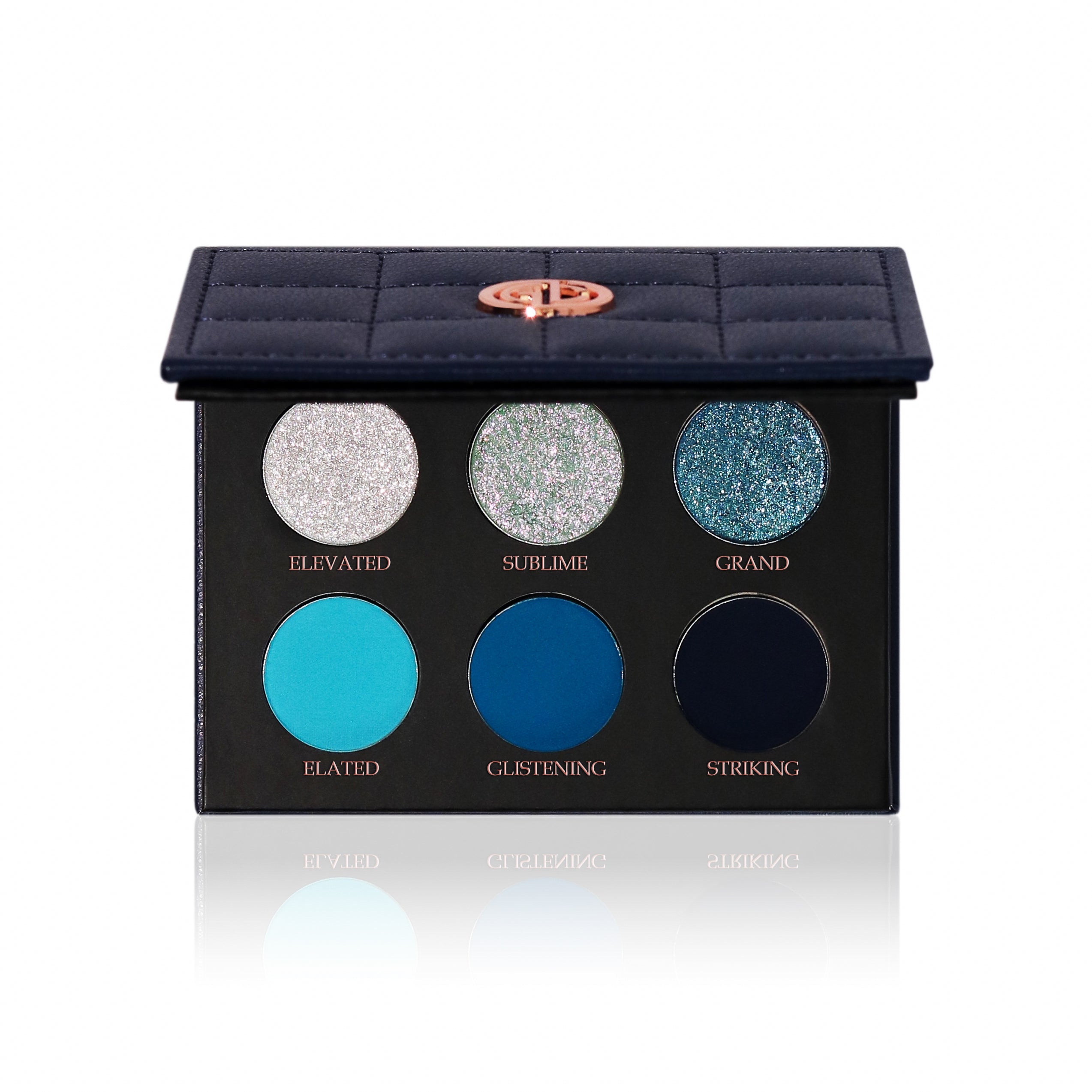 Elevated Eyes Mini Eyeshadow Palette - 12 Pigmented Matte & Shimmer Shades | Vegan & Cruelty-Free | Perfect for Travel, Everyday Makeup & Professional Looks
