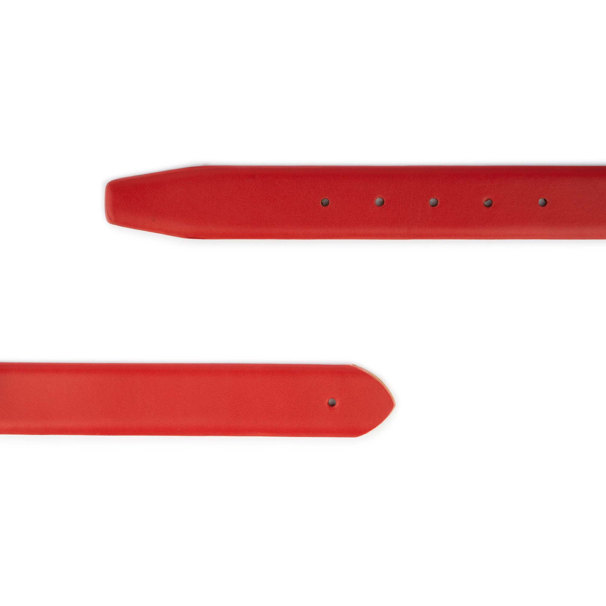 Genuine Red Leather Belt Strap Replacement for Montblanc Buckles | Premium Watch Band Accessory | Perfect for Dress Watches, Business Attire & Formal Occasions