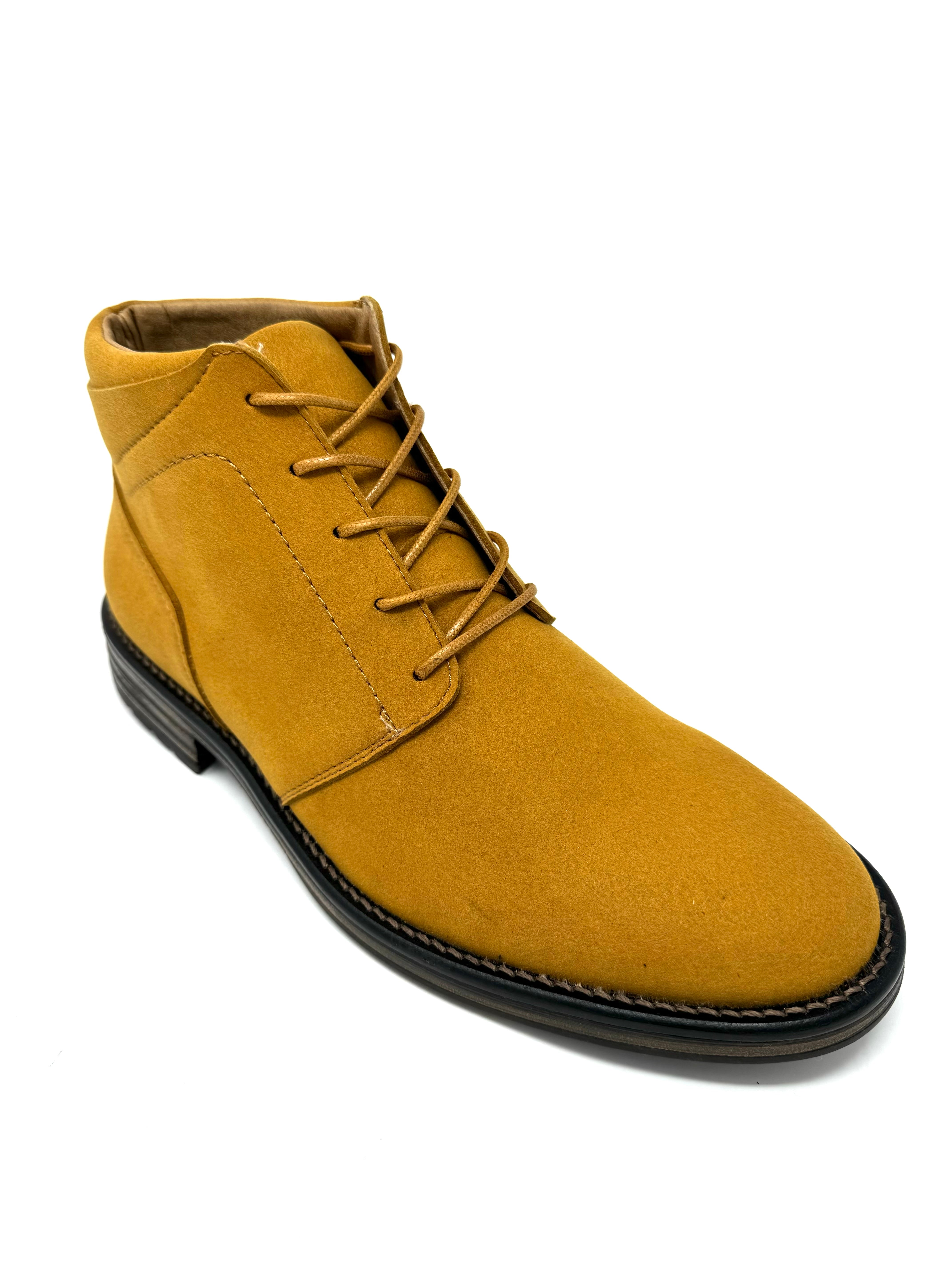 Novacas Fernando Tan Suede Boots for Men - Comfortable & Stylish Ankle Boots for Casual Wear, Outdoor Hiking & Fall Fashion