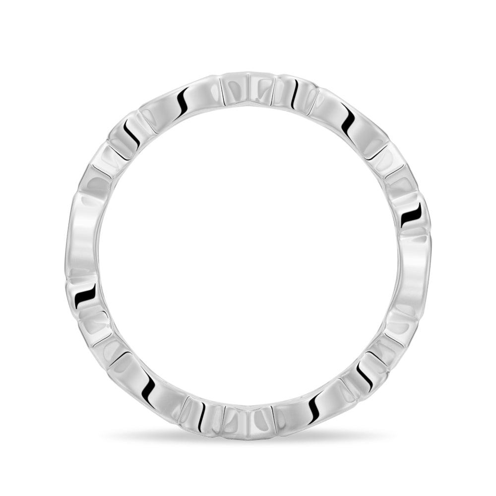 Elegant Moissanite Wedding Band Ring for Women - Durable & Sparkling Bridal Jewelry for Engagement, Anniversary & Special Occasions