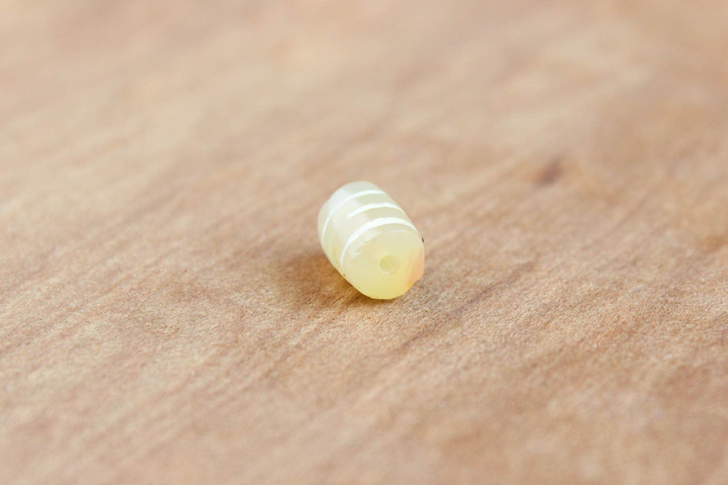 Ancient 3 Line Agate Bead Bracelet - Natural Stone Healing Jewelry for Meditation, Yoga & Spiritual Protection