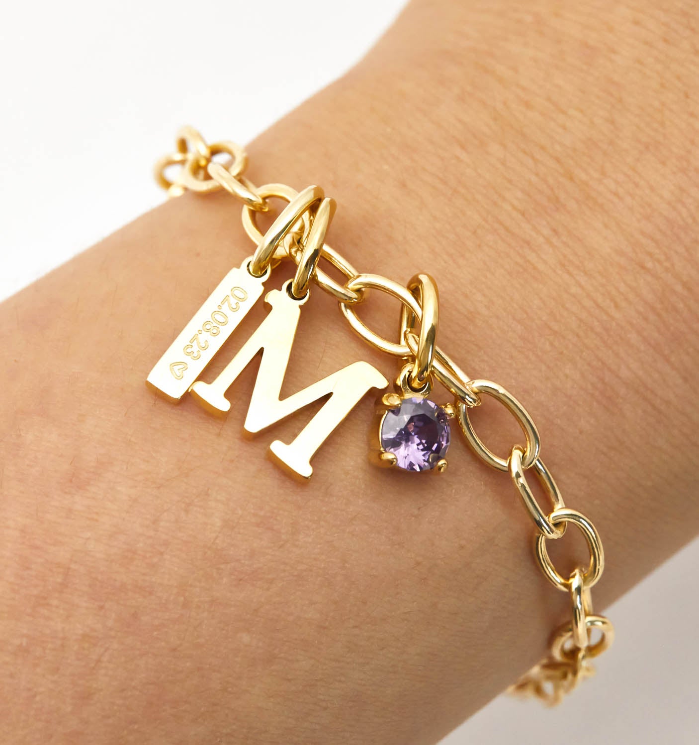 Birthstone Bracelet for Women - Personalized Zodiac Jewelry Gift - Elegant Stackable Beaded Bracelets for Mom, Daughter, Sister - Perfect for Birthdays, Anniversaries & Special Occasions