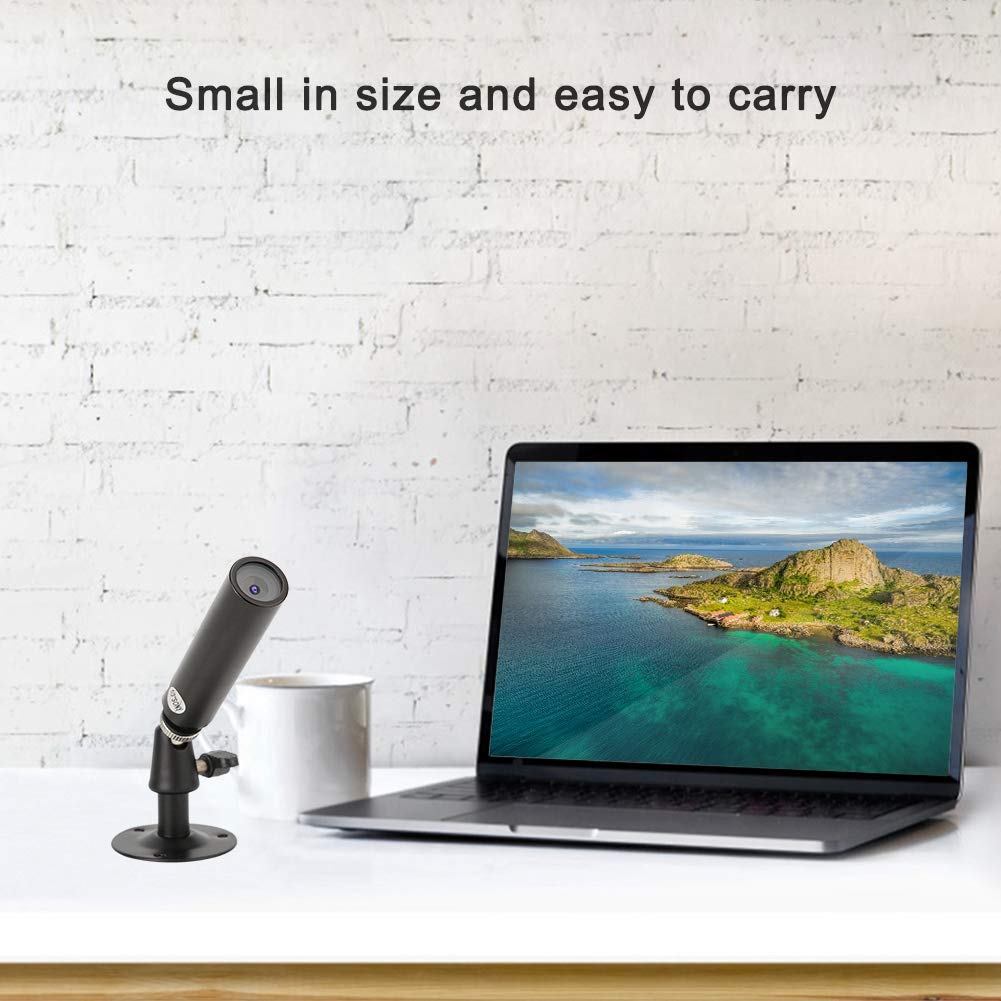 1080P 2MP AHD Security Camera - Full HD Micro Wired Cylinder CCTV Camera with 0.0001 Lux Night Vision, AV/BNC Output for DVR/Monitor - Ideal for Home, Office & Business Surveillance