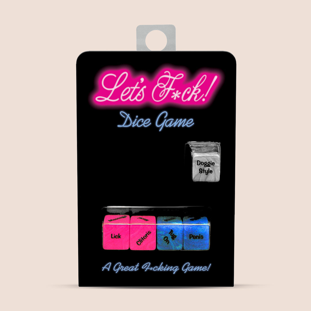 Kheper Let's F*ck Dice Game - Adult Party Game for Couples & Friends - Fun & Provocative Board Game for Date Nights & Bachelor Parties
