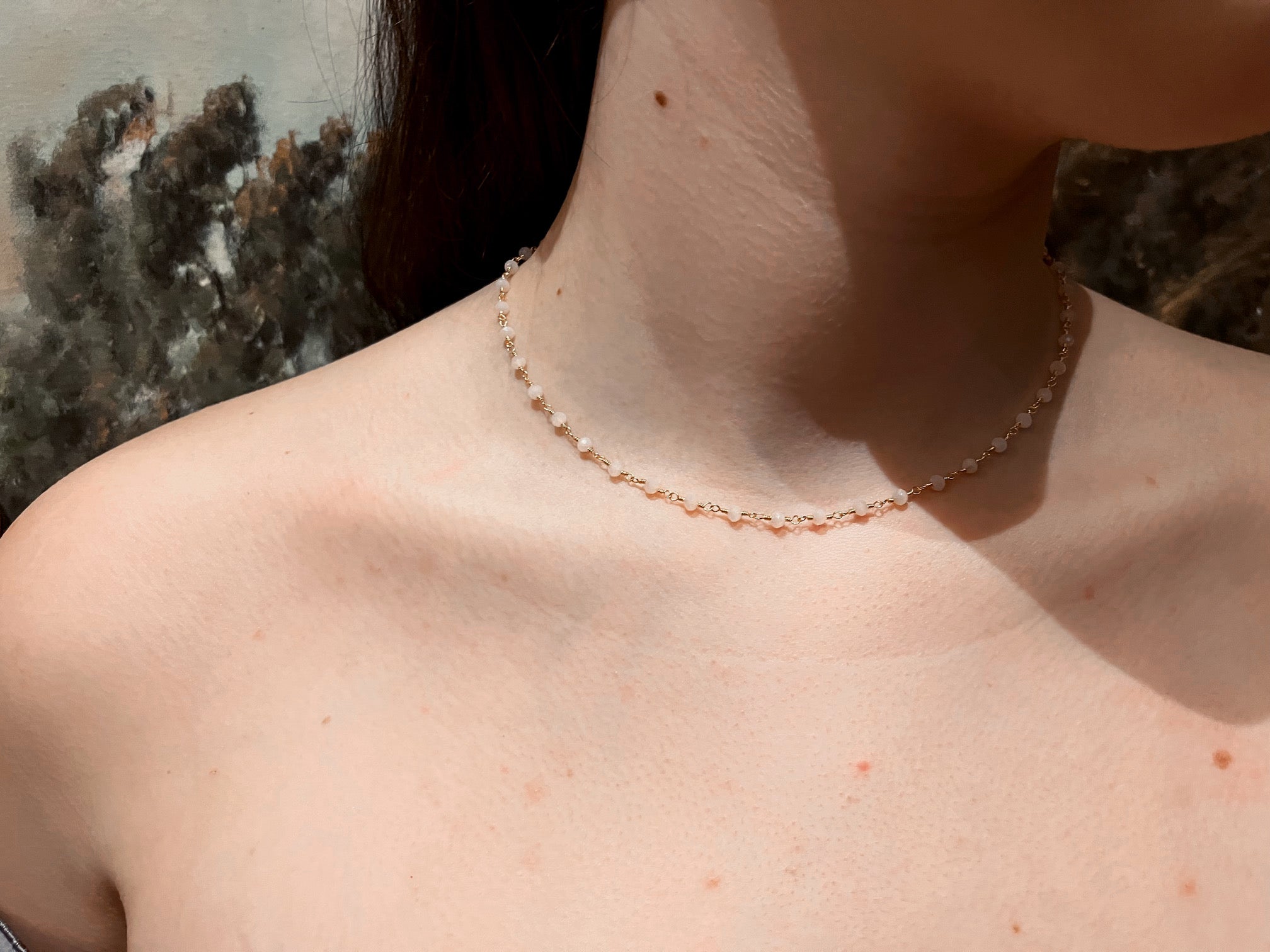 Valentina Rose Quartz Lariat Necklace - Elegant Healing Crystal Jewelry for Women, Perfect for Meditation, Yoga & Spiritual Gifts