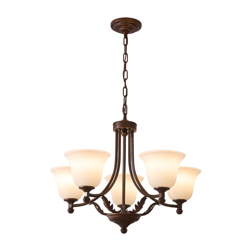 Elegant Aveline Bloom Crystal Chandelier - Modern Ceiling Light Fixture for Dining Room, Living Room & Bedroom Decor