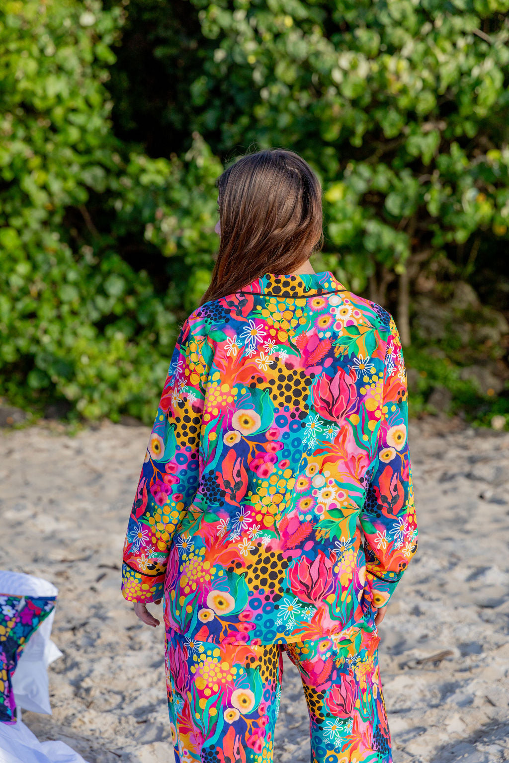 Kasey Rainbow Sundown LS Shirt & Pant Sleepwear Set - Cozy Matching Pajamas for Women | Perfect for Lounging, Sleepovers & Relaxing at Home