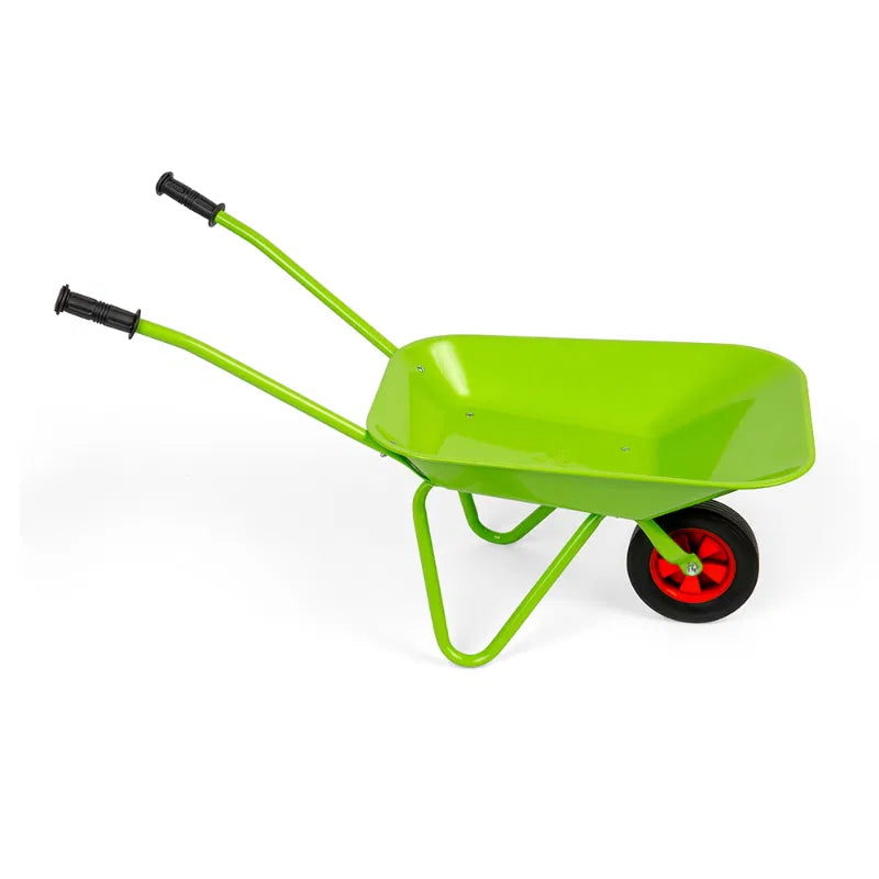 Heavy Duty Garden Wheelbarrow with Steel Frame - Perfect for Landscaping, Gardening, and Yard Work - Ideal for Soil, Mulch, and Debris Transport