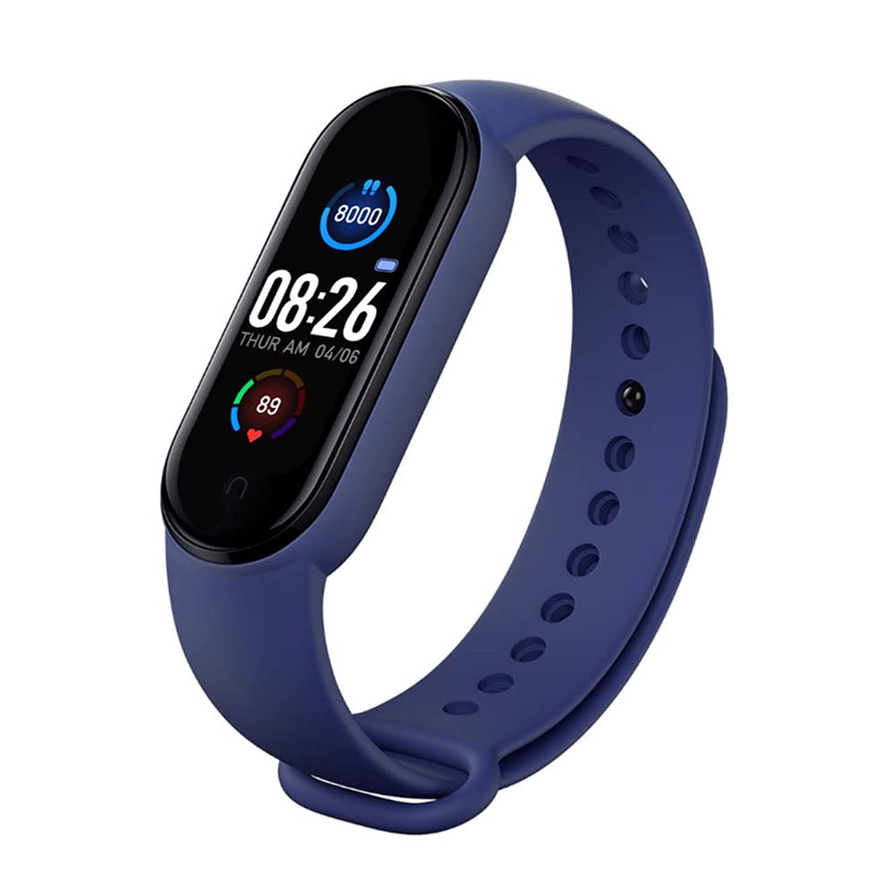 M5 Smart Fitness Tracker with Heart Rate Monitor, Step Counter & Sleep Tracking - Perfect for Running, Gym & Daily Activity Monitoring