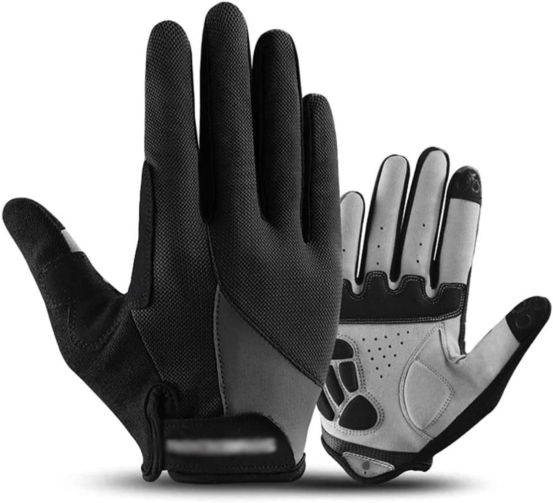 **Shock-Absorbing Anti-Slip Bike Gloves for Men & Women - Mountain Biking, Motorcycle & Workout - Durable & Comfortable Riding Gloves for Cycling, Gym & Outdoor Sports**