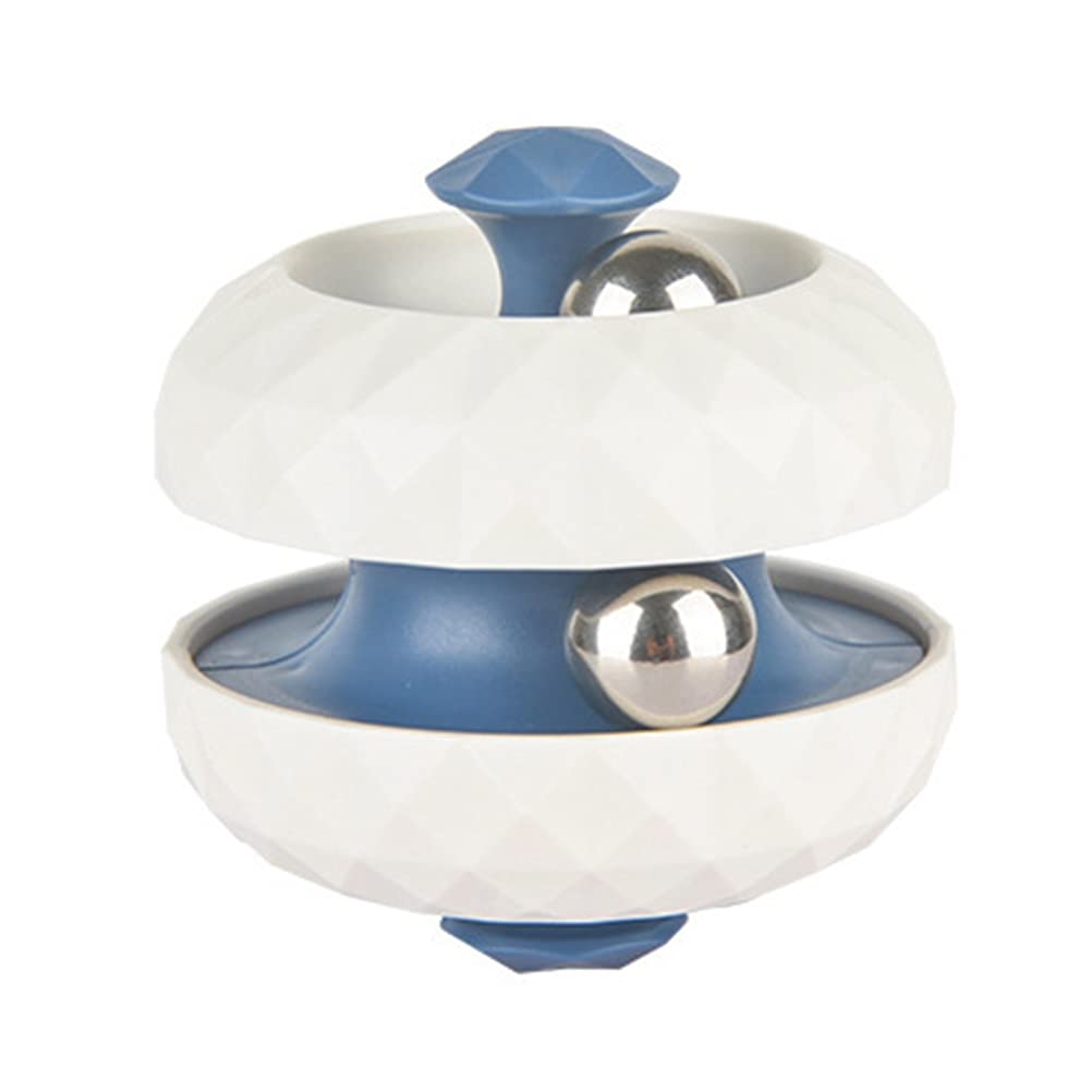 Bticx Orbit Ball Fingertip Gyroscope Toy - Rotatable Stress Relief Cube for Finger Exercises & Decompression - Perfect for Office, School, Travel & Anxiety Relief