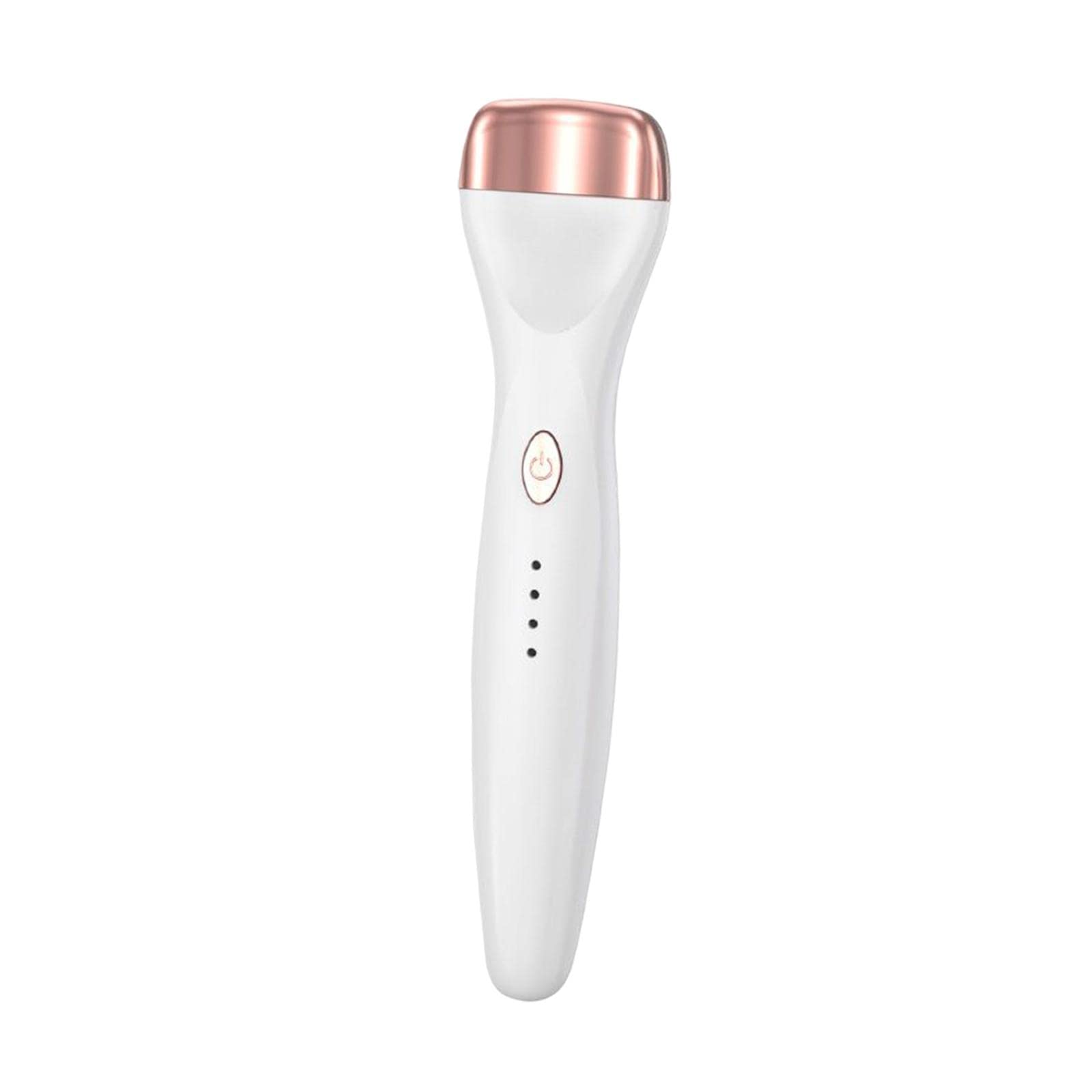Amagogo Rechargeable Heated Eyelash Curler with 3 Temperature Settings - Electric Lash Curling Tool for All Eye Shapes (White) | Perfect for Home Use, Travel & Professional Makeup Application