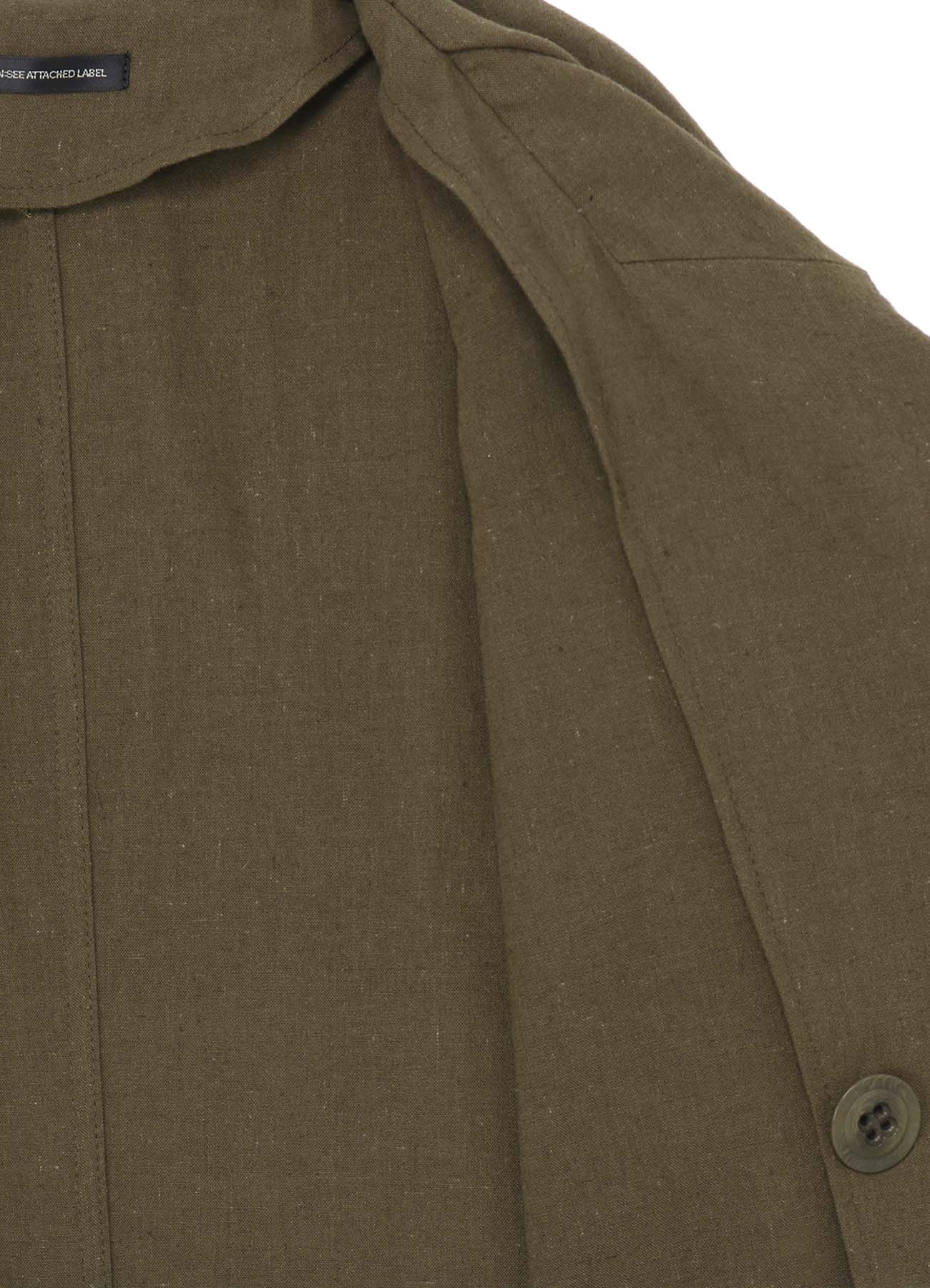 Stylish Cotton Flax Poplin Sailor Collar Coat for Women - Lightweight Summer Jacket for Casual Outings & Beach Cover-Up