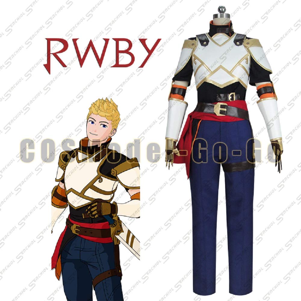 RWBY Volume 7 Jaune Arc Cosplay Costume Full Set - Official Anime Character Outfit for Halloween, Comic Con & Cosplay Events | Perfect for Fans & Collectors