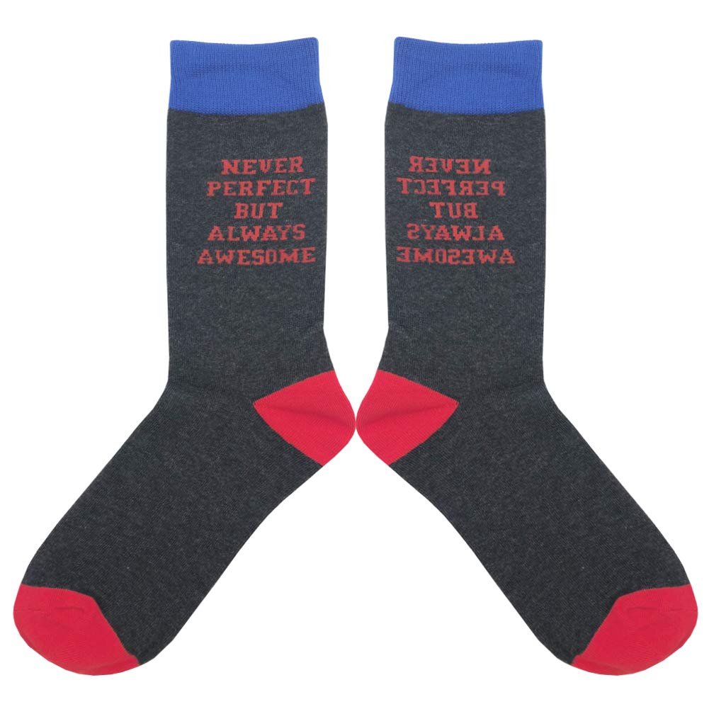 Men's Fun Crew Socks - Novelty Colorful Cotton Casual Dress Socks for Work, Office & Everyday Wear | Comfortable & Stylish