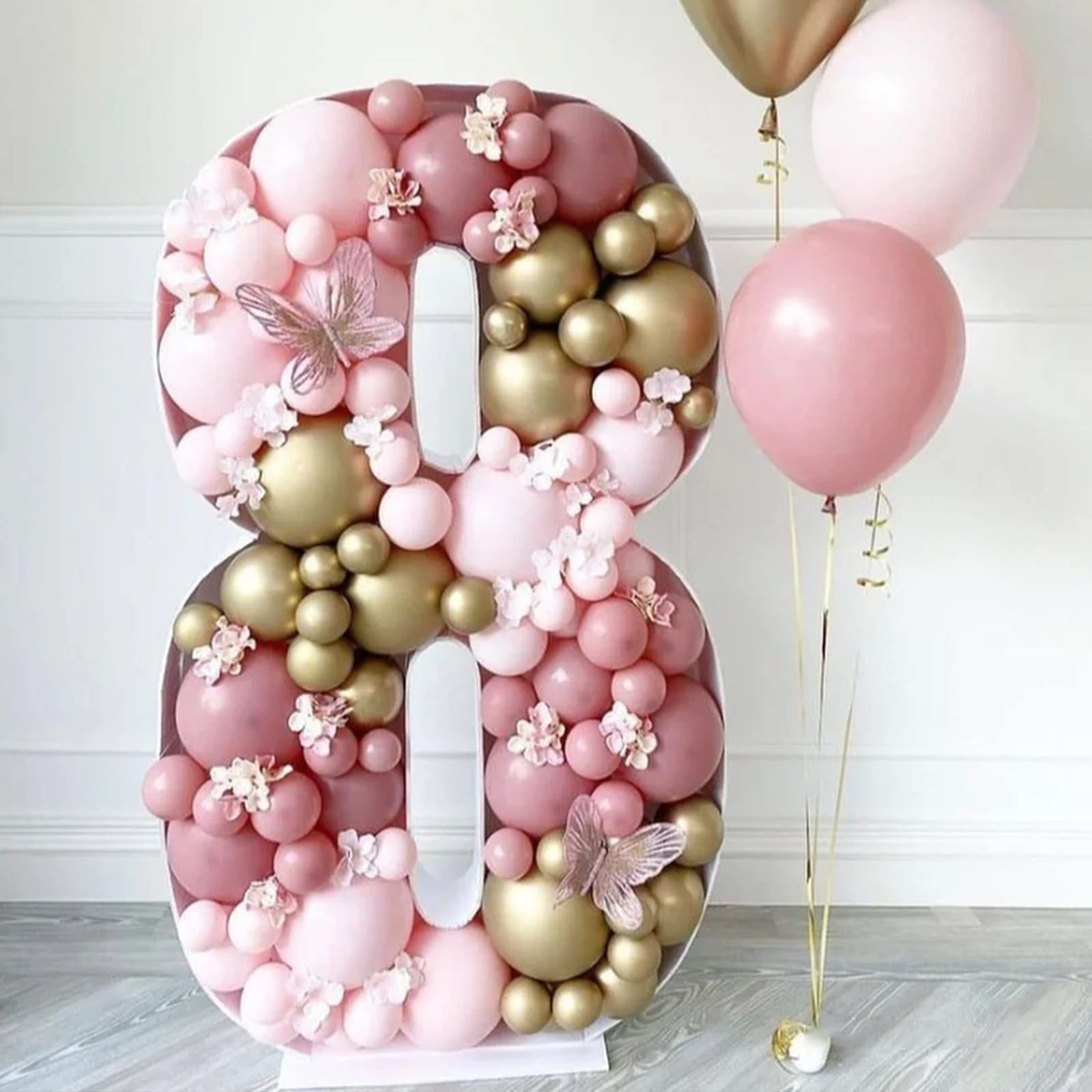 100pcs Dusty Pink Latex Balloons Set - 18