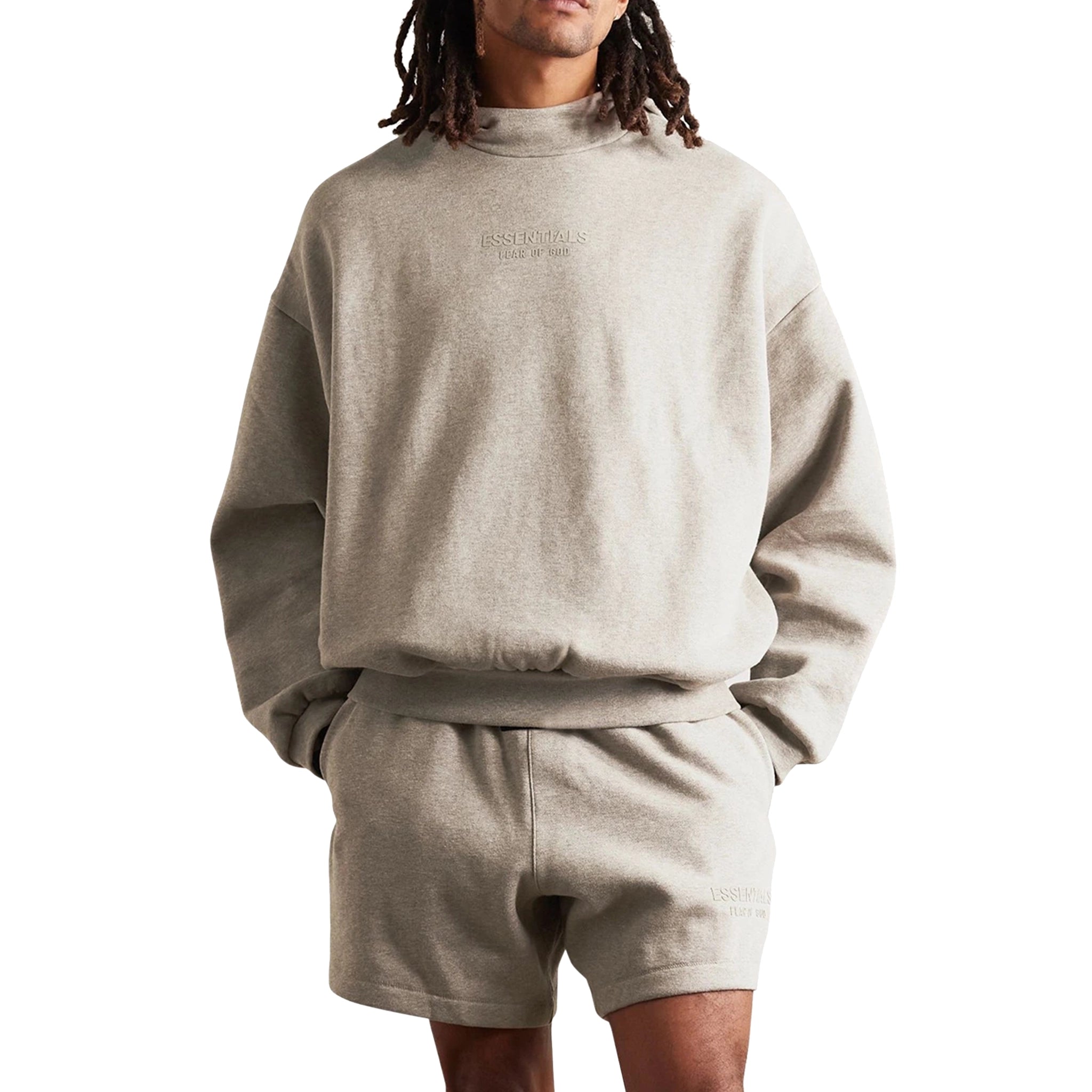 Fear Of God Essentials Core Heather Hoodie (FW23) - Premium Cotton Streetwear for Men & Women | Perfect for Casual Wear, Gym & Outdoor Activities