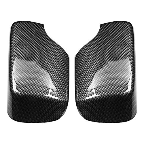 Carbon Fiber Side Mirror Covers for BMW E46 (1998-2005) - Replacement Mirror Protectors, Door Wing Mirror Caps, Rearview Mirror Casing - Perfect for Car Customization & Protection