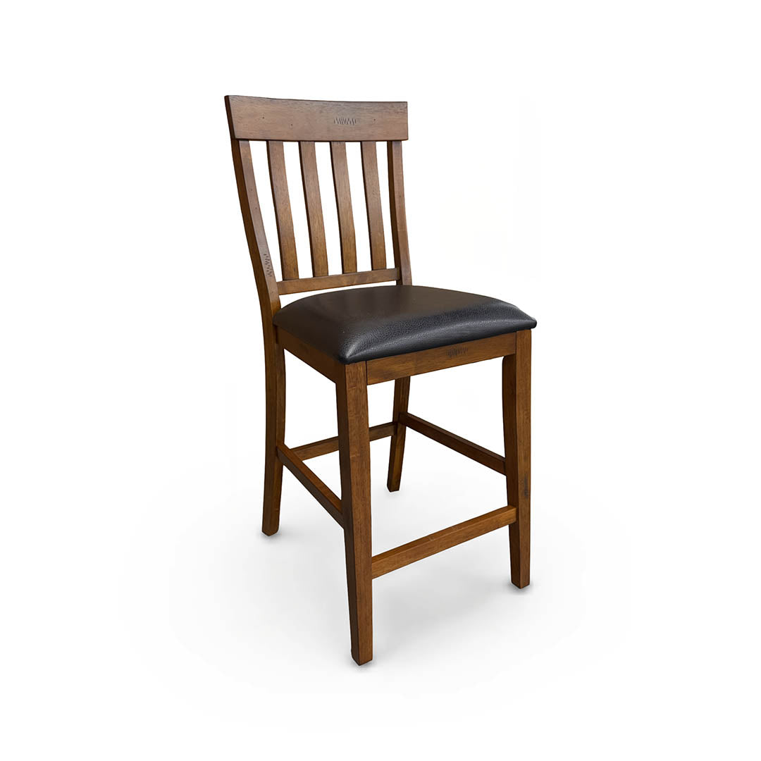Mariposa Counter Stool - Modern Bar Stool with Back Support, Adjustable Height & Swivel Base for Kitchen Island, Breakfast Bar & Home Decor