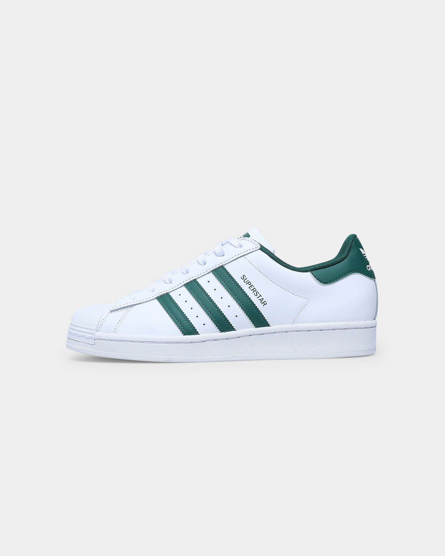 Adidas Superstar Sneakers - Cloud White & Collegiate Green | Classic Low-Top Shoes for Men & Women | Perfect for Casual Wear, Street Style & Everyday Comfort