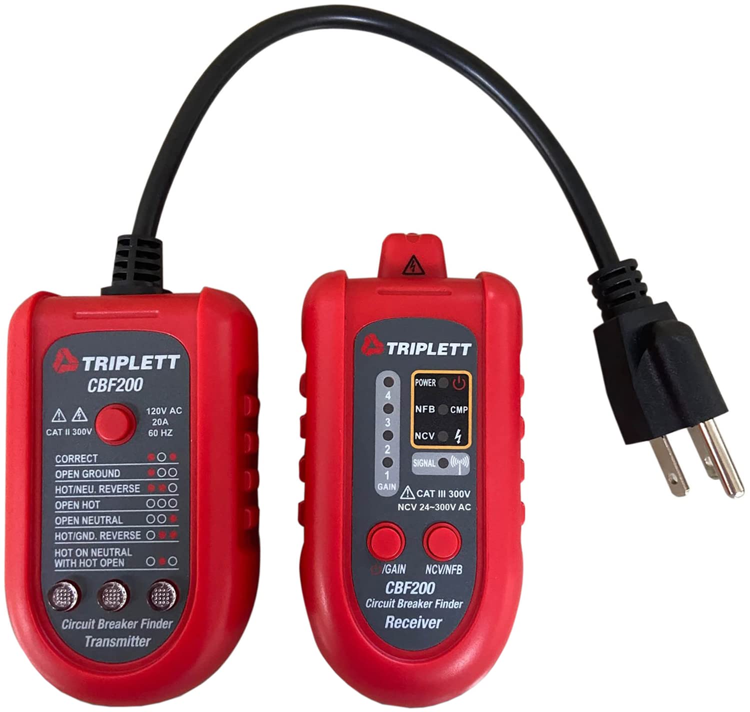 Triplett EL4-KIT 4-Piece Electrical Tool Kit for Electricians - Multimeter, Voltage Tester, Outlet Tester & Wire Stripper | Perfect for Home Repairs, Electrical Maintenance & DIY Projects
