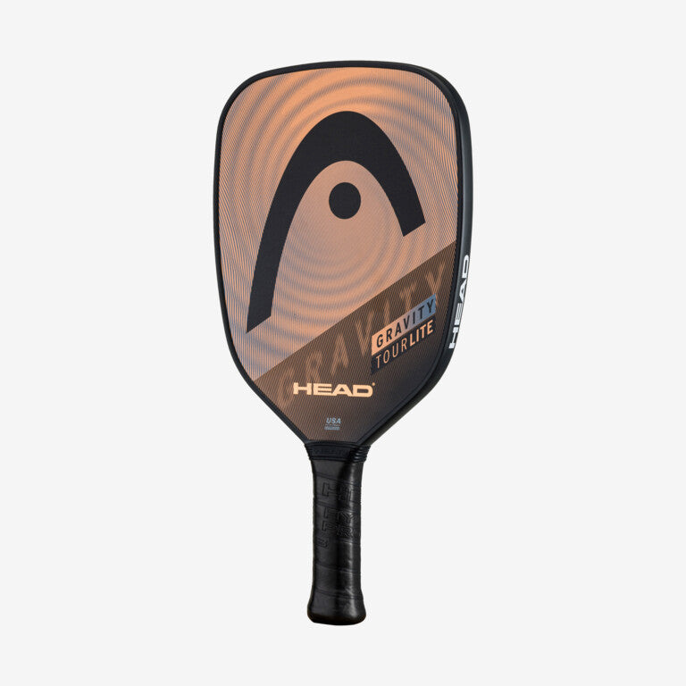 Head Gravity Tour Lite Pickleball Paddle - Lightweight Carbon Fiber Paddle for Control & Spin - Perfect for Recreational & Competitive Play